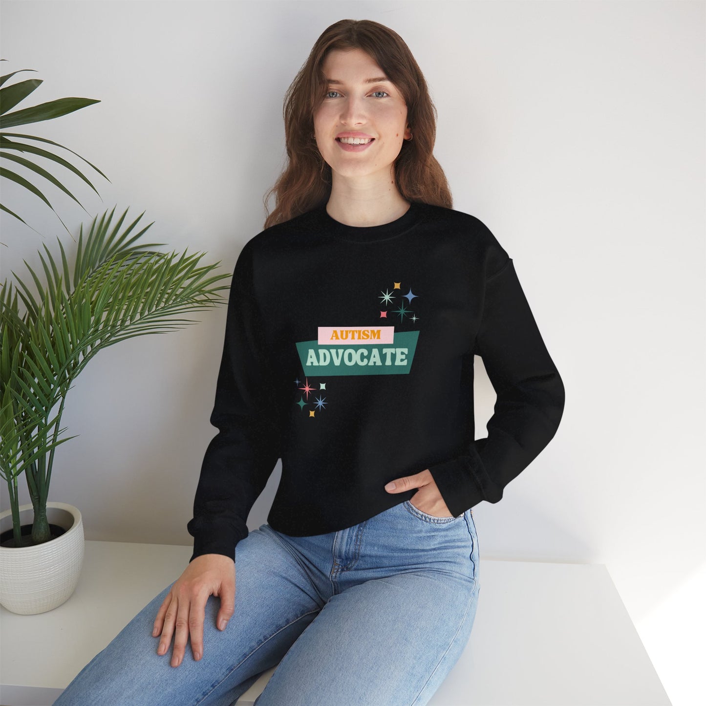 Autism Advocate Crewneck Sweatshirt — Support & Awareness Pullover