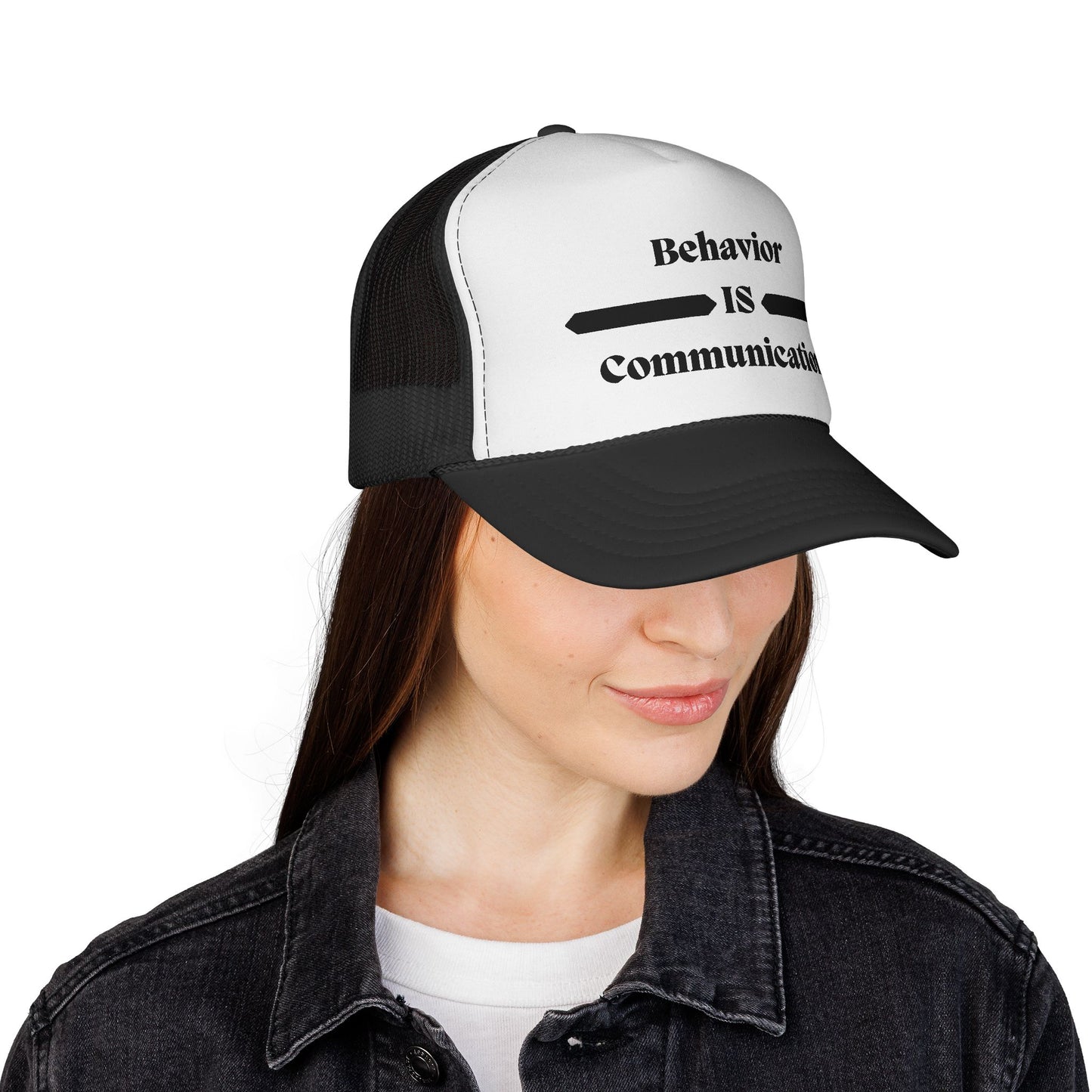 Trucker Cap — "Behavior IS Communication" Mesh Hat for Behavior Analysts & Therapists