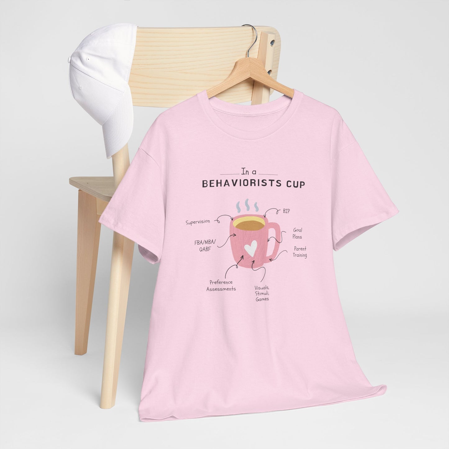 Behaviorist's Cup Unisex Heavy Cotton Tee - Fun Graphic Tee for Psychology Lovers