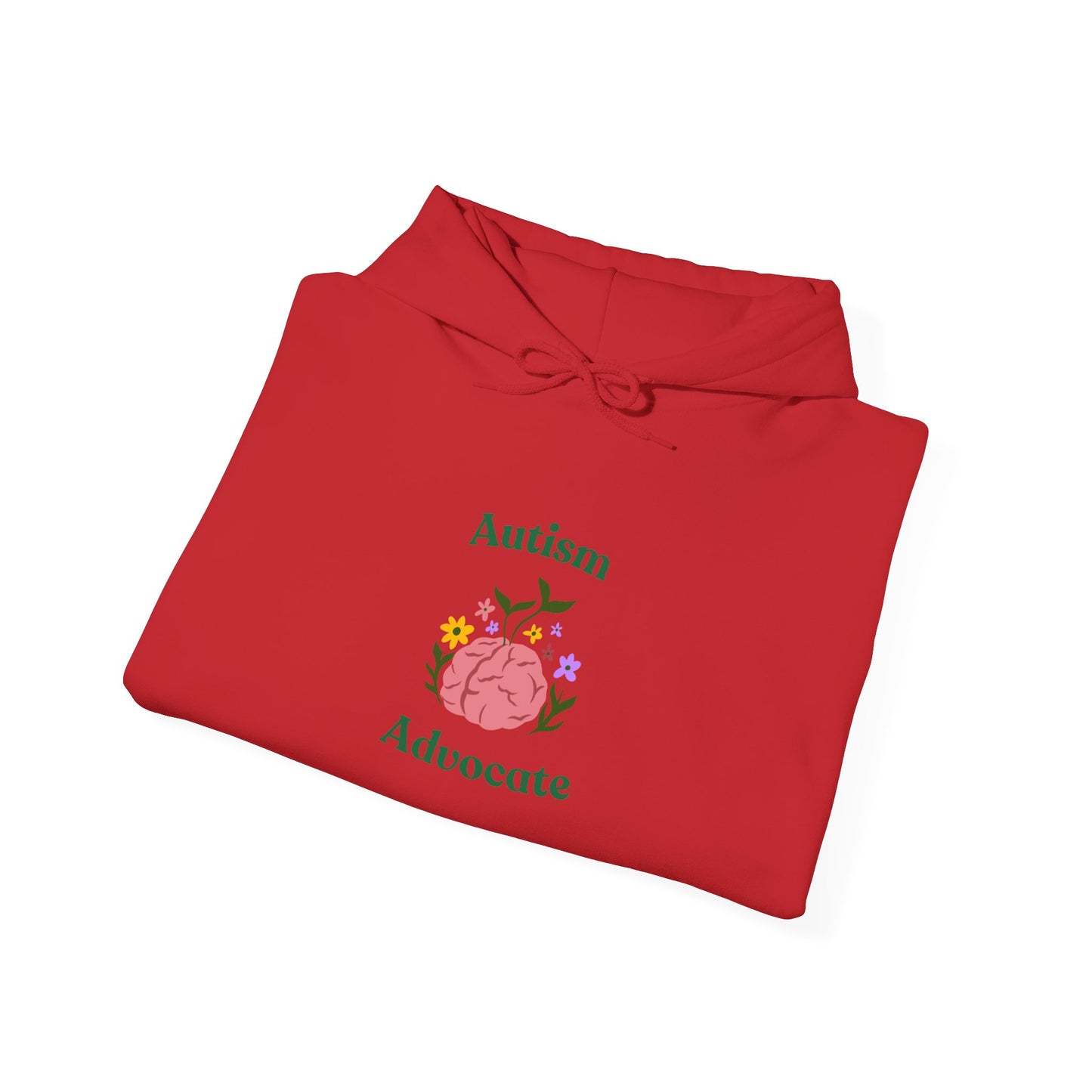 Autism Advocate Hoodie — Floral Puzzle Heart Support Sweatshirt