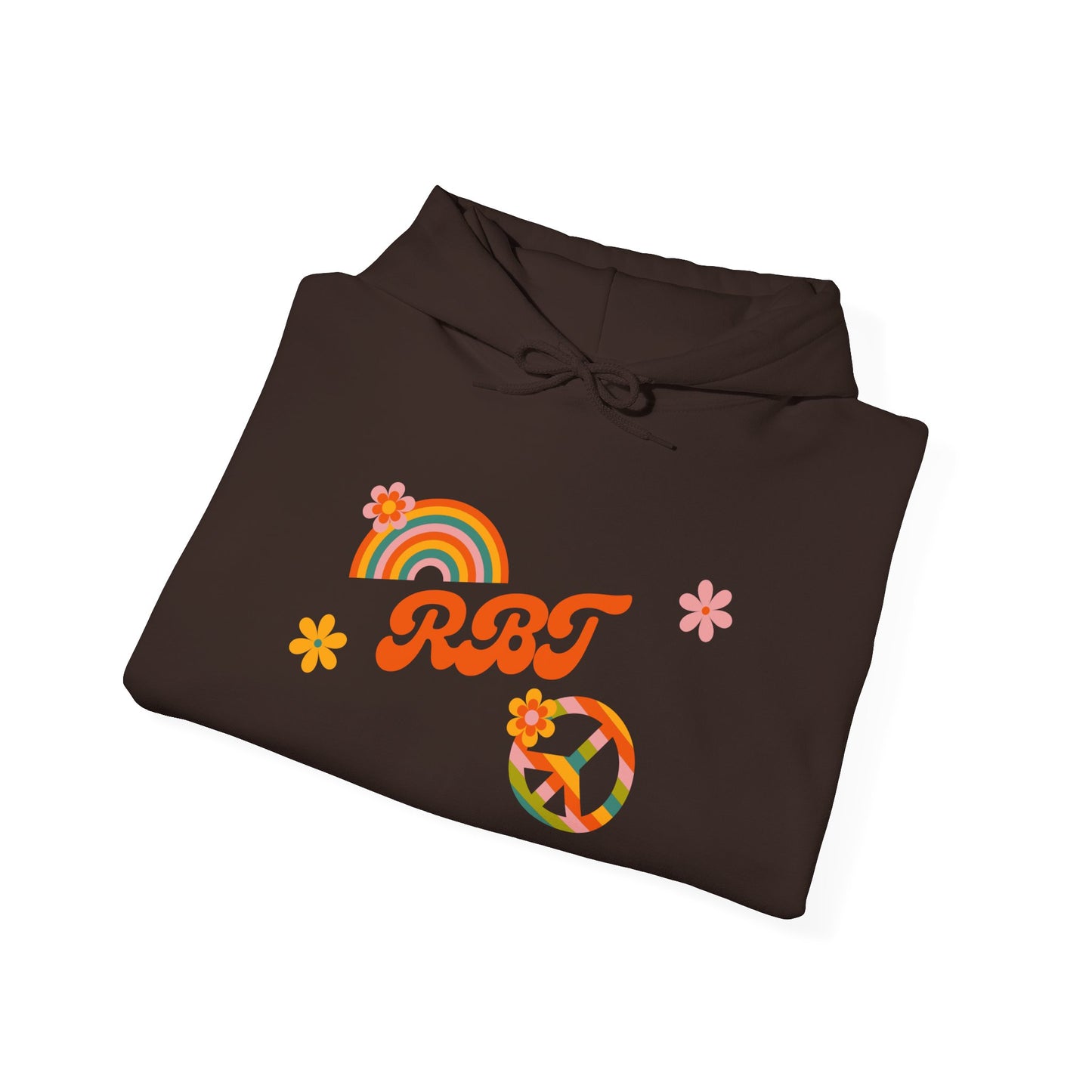 Retro Rainbow RBT Hooded Sweatshirt
