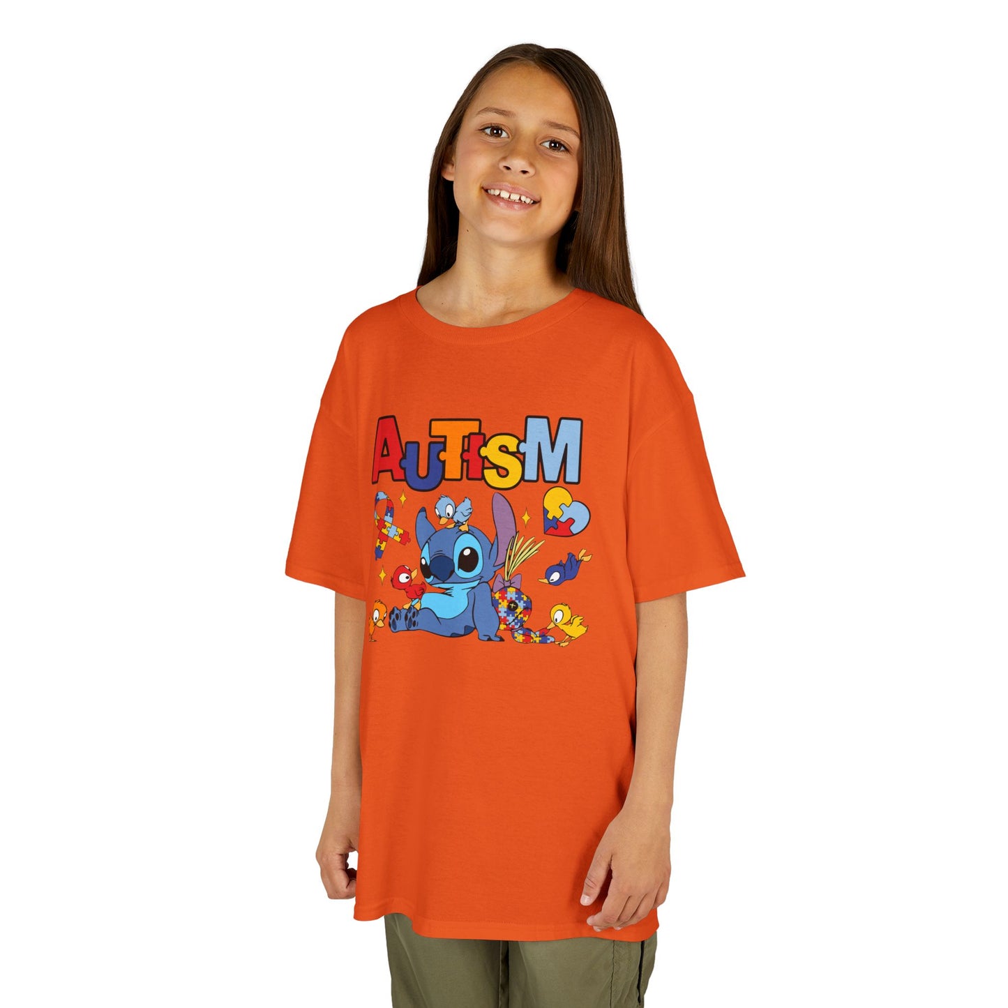 Kids Tee — Cute Autism Awareness Design with Puzzle Pieces