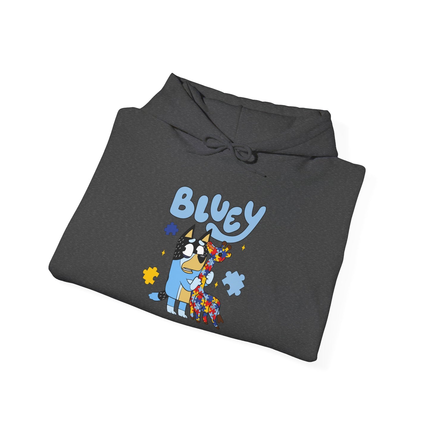 Bluey Cartoon Hoodie — Cute Blue Heeler Kids TV Character Pullover