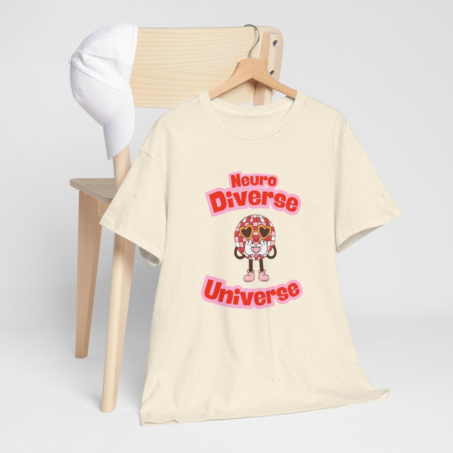 Neuro Diverse Universe Tee - Unisex Heavy Cotton T-Shirt for Inclusivity and Awareness