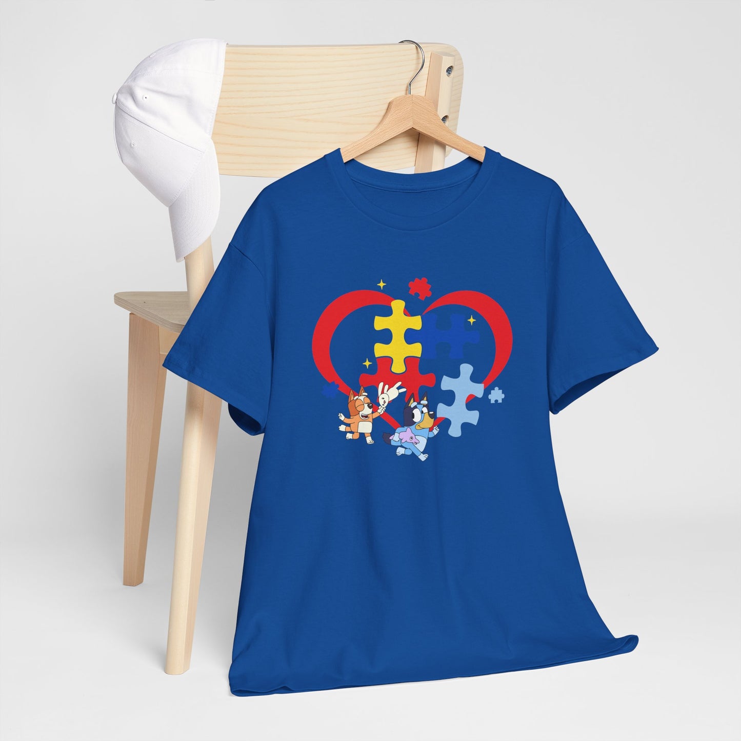 Autism Awareness Heart Puzzle T-Shirt