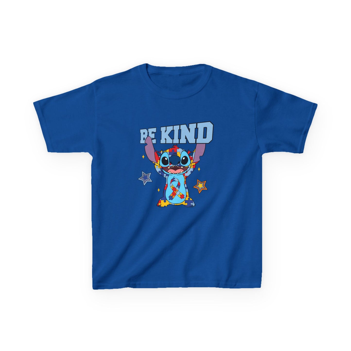 Kids Tee — Cute 'Be Kind' Cartoon Alien Graphic Shirt