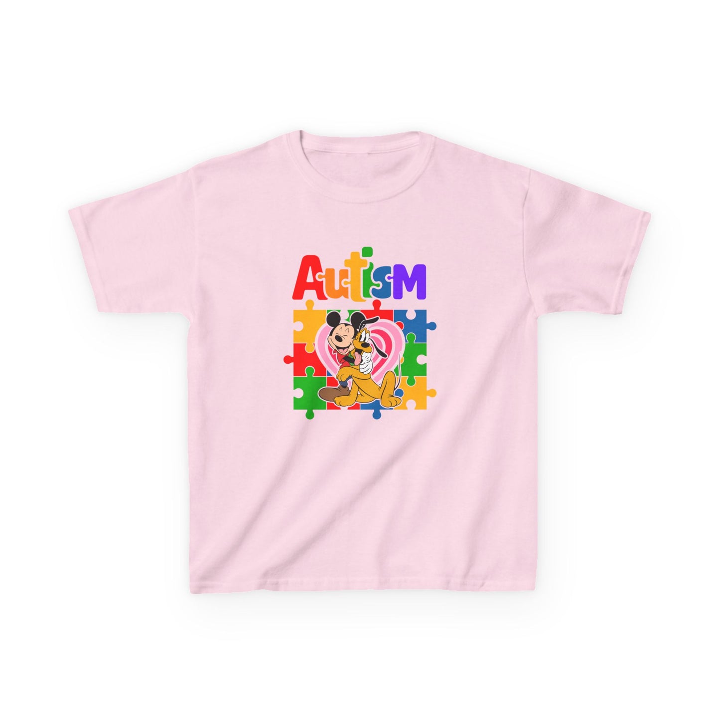 Kids Autism Awareness Puzzle Heart T-Shirt