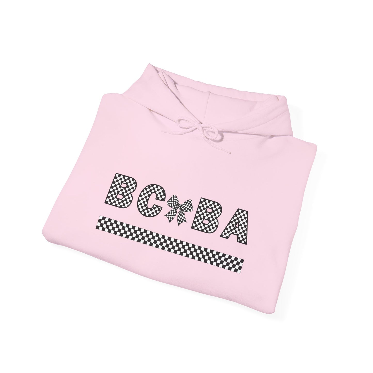 BCBA Bow Checkered Hooded Sweatshirt