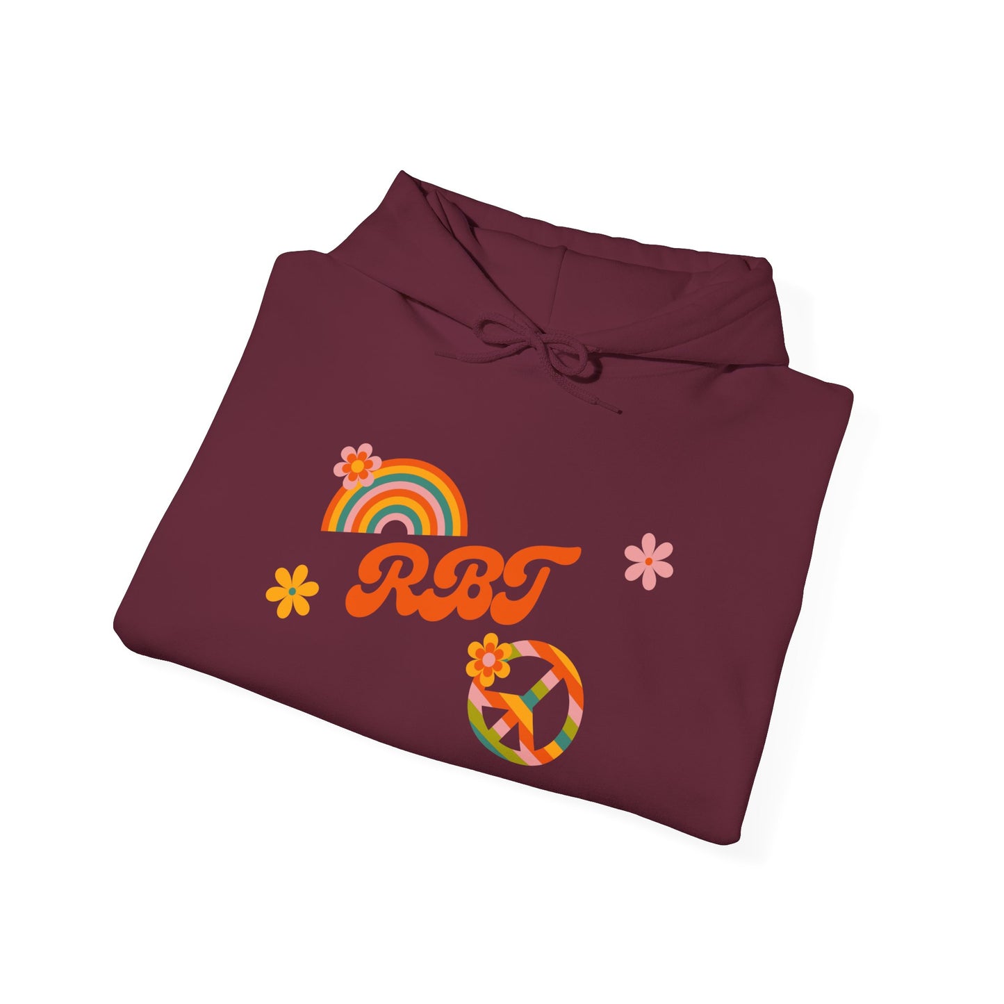 Retro Rainbow RBT Hooded Sweatshirt