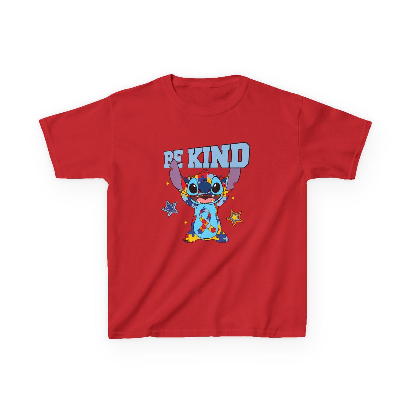 Kids Tee — Cute 'Be Kind' Cartoon Alien Graphic Shirt
