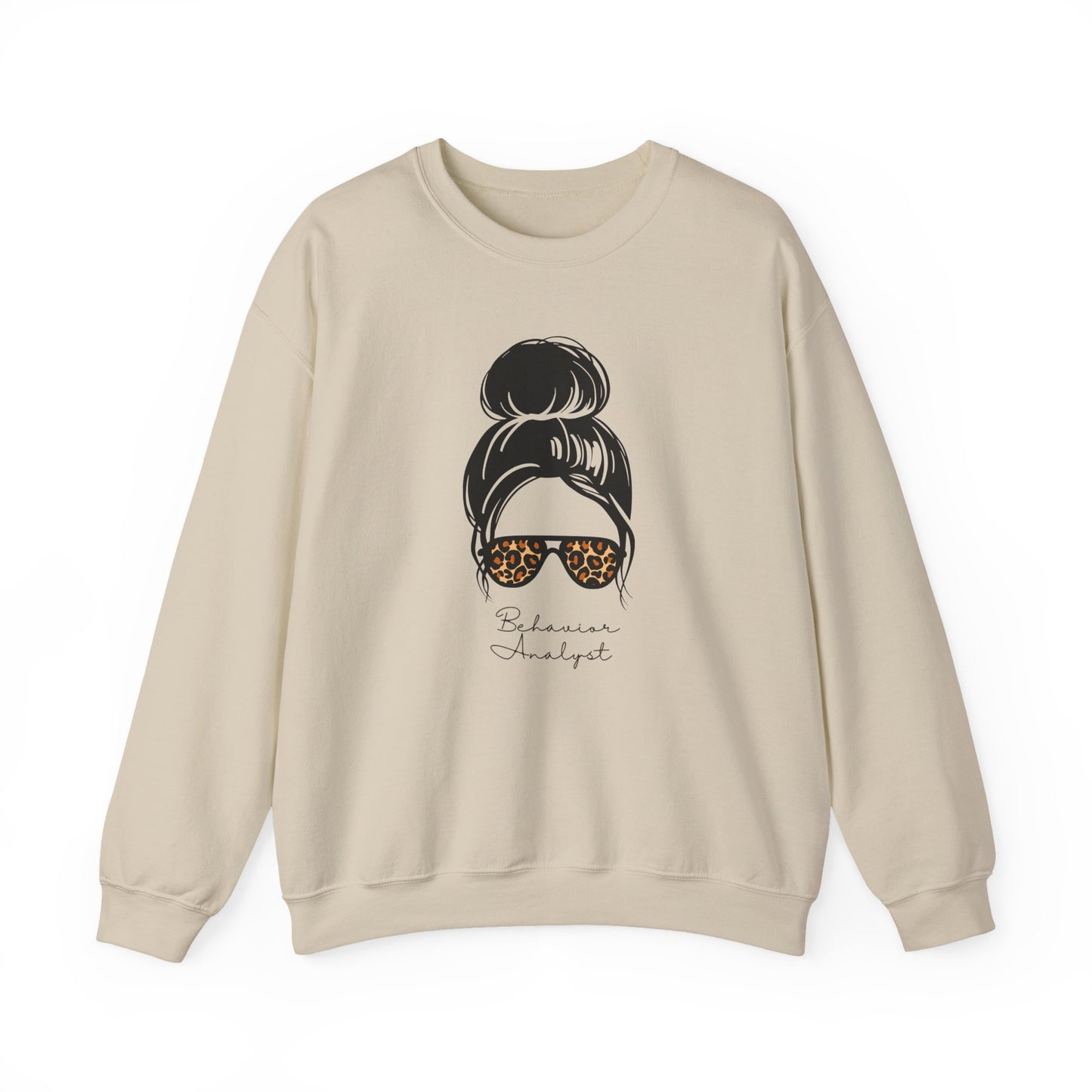 Behavior Analyst Bun Crewneck Sweatshirt