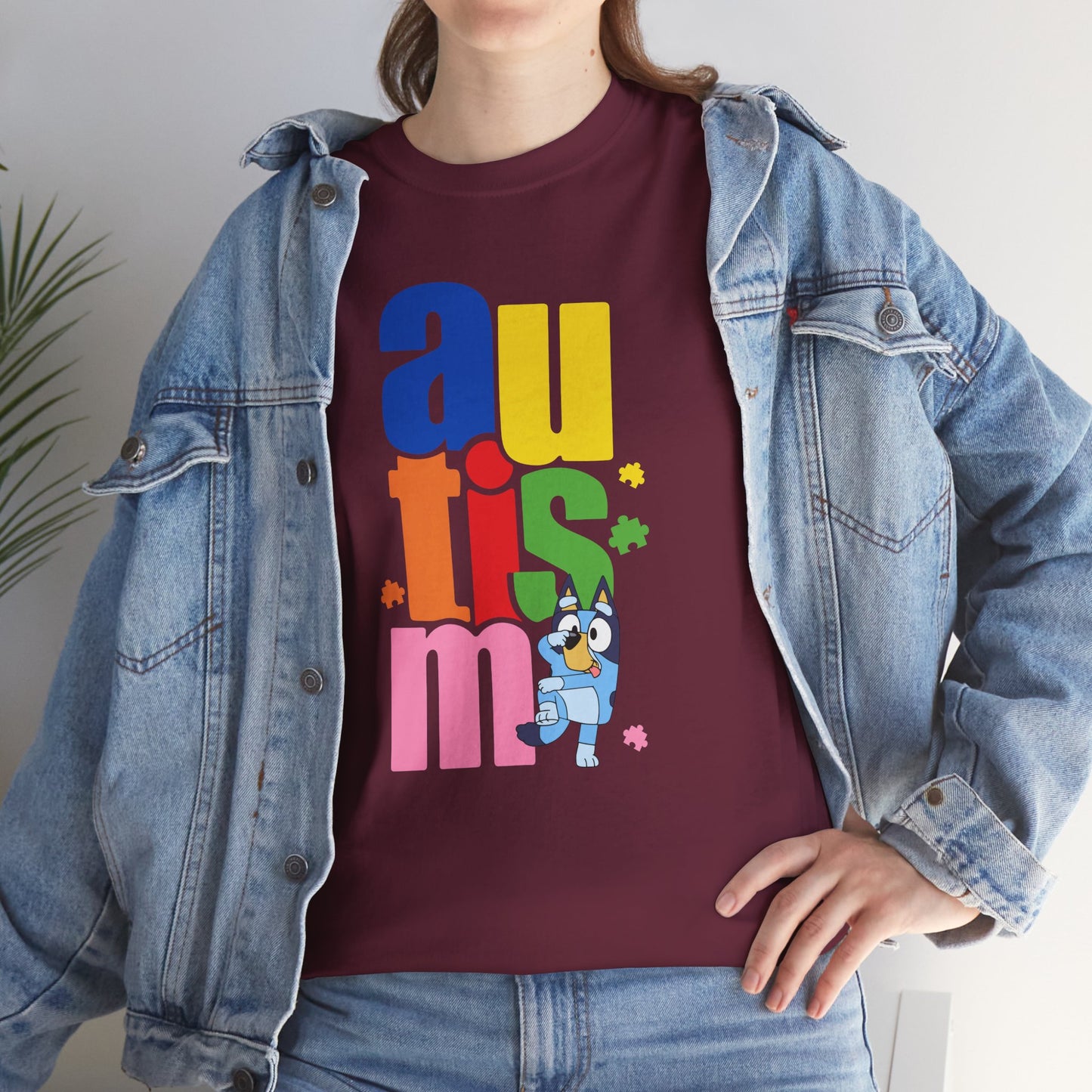 Autism Colorful Letters Kids T‑Shirt — Support & Awareness Tee