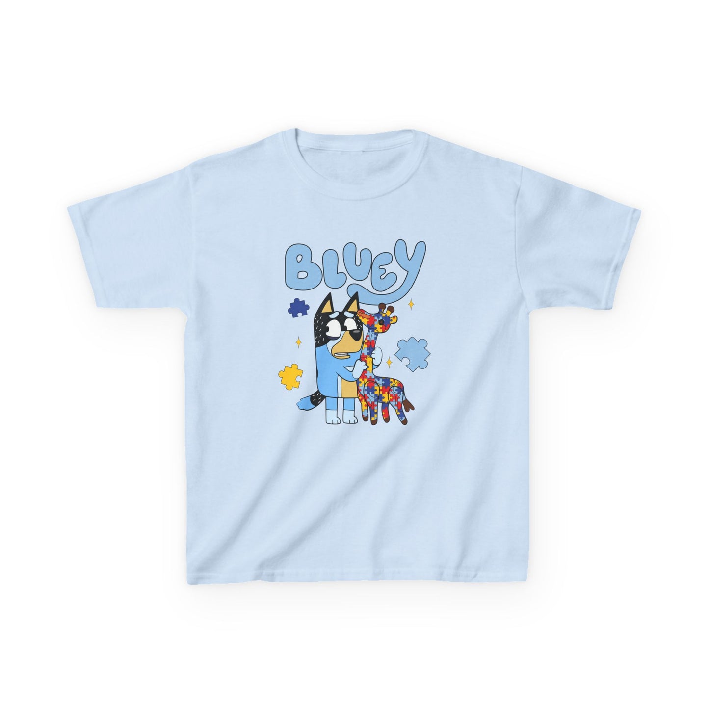 Bluey Kids T-Shirt – Colorful Cartoon Blue Heeler Design