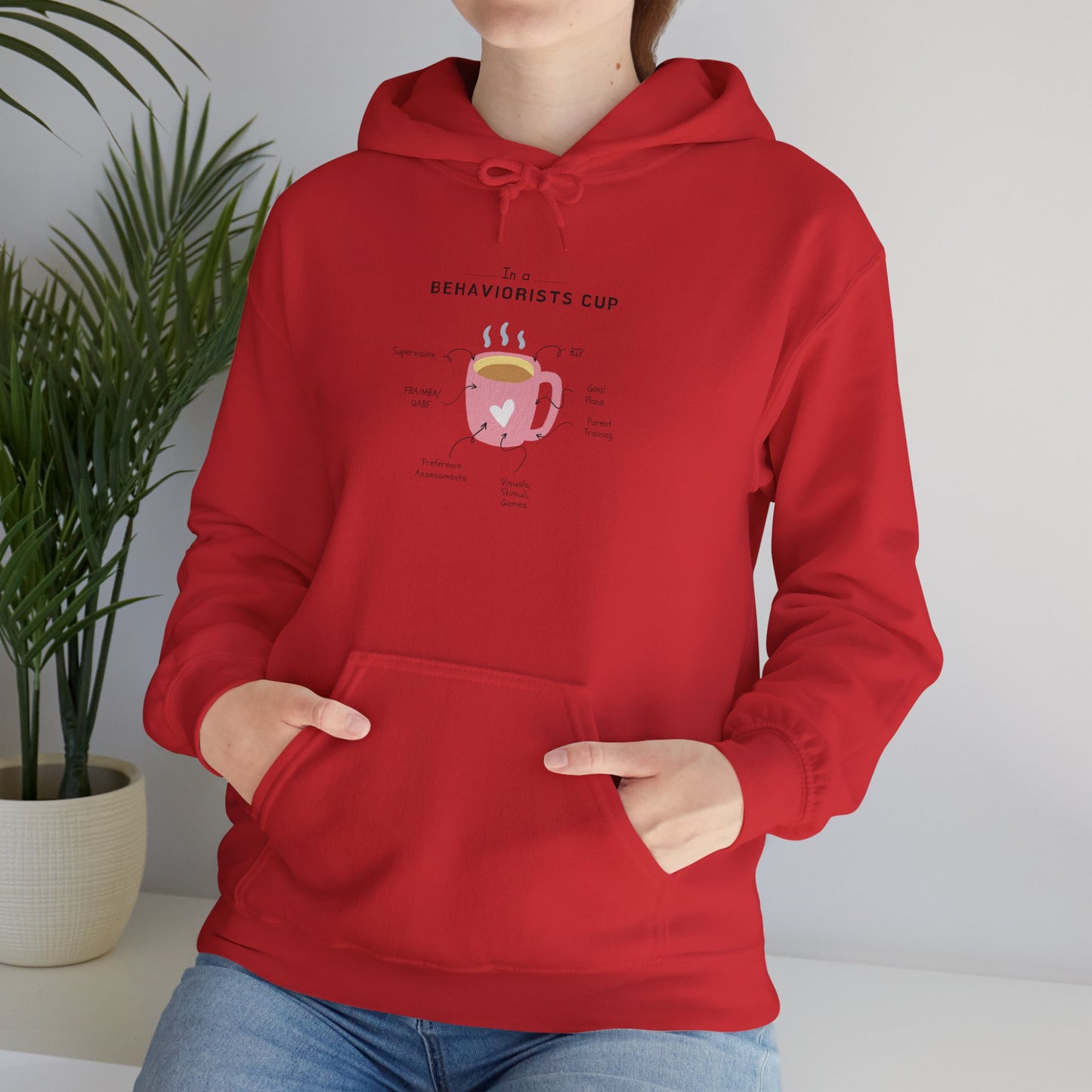 Behaviorists Cup Hoodie — Cute Chemistry Coffee Mug Diagram Sweatshirt