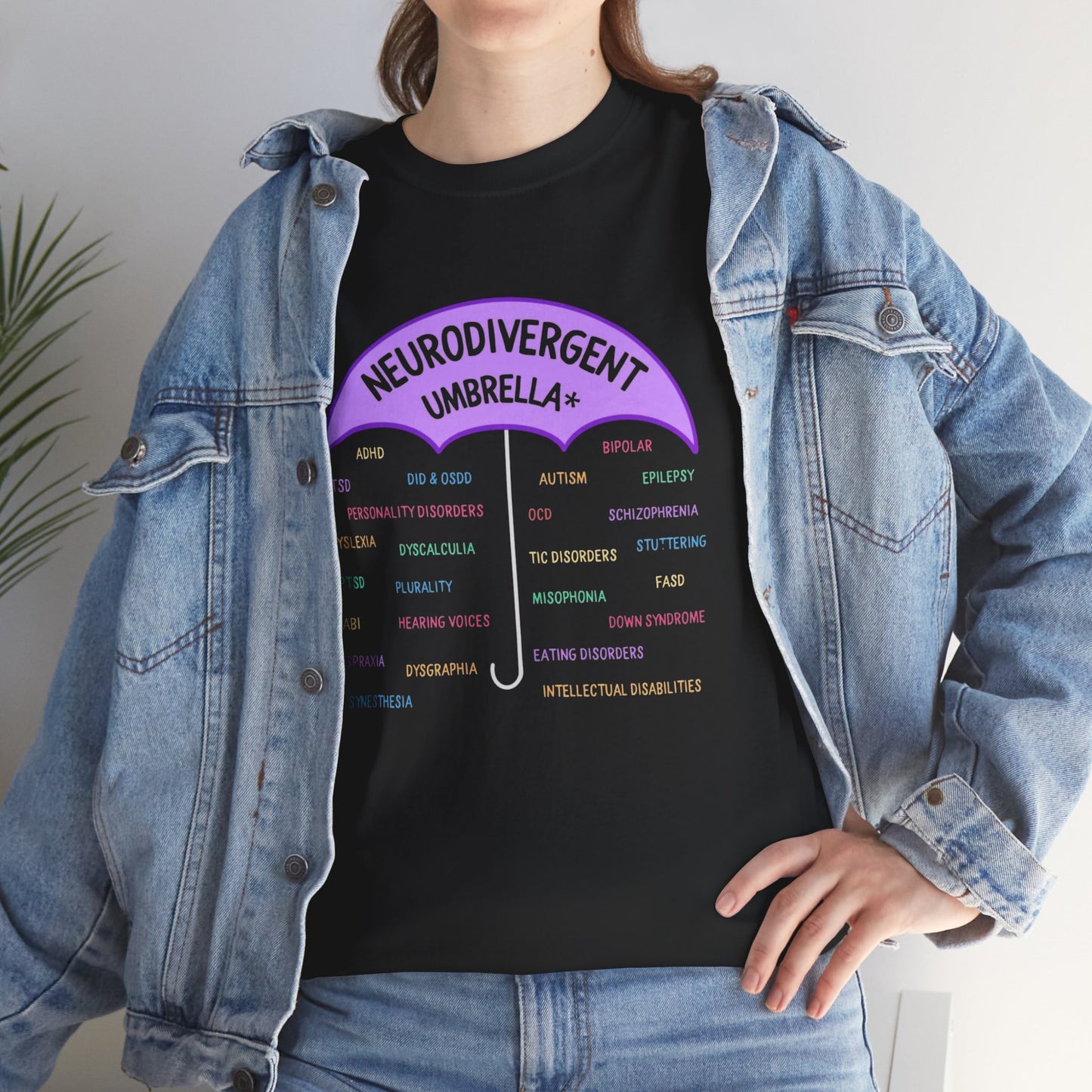 Neurodivergent Umbrella Unisex Heavy Cotton Tee