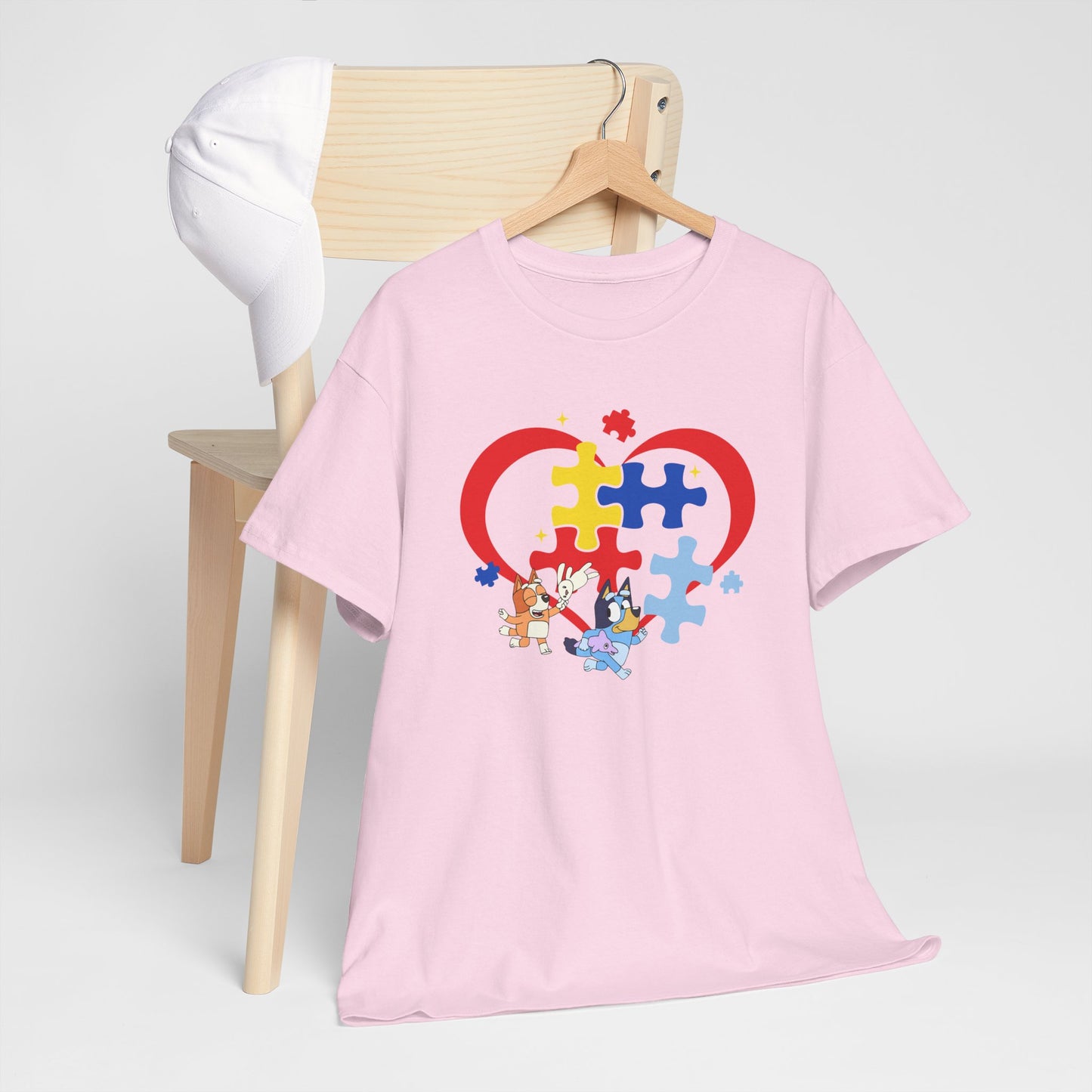 Autism Awareness Heart Puzzle T-Shirt