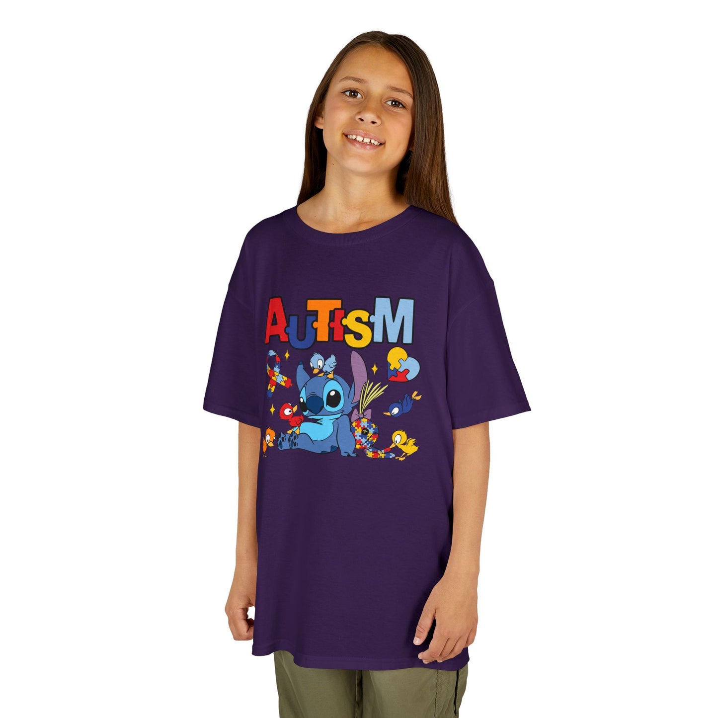 Kids Tee — Cute Autism Awareness Design with Puzzle Pieces