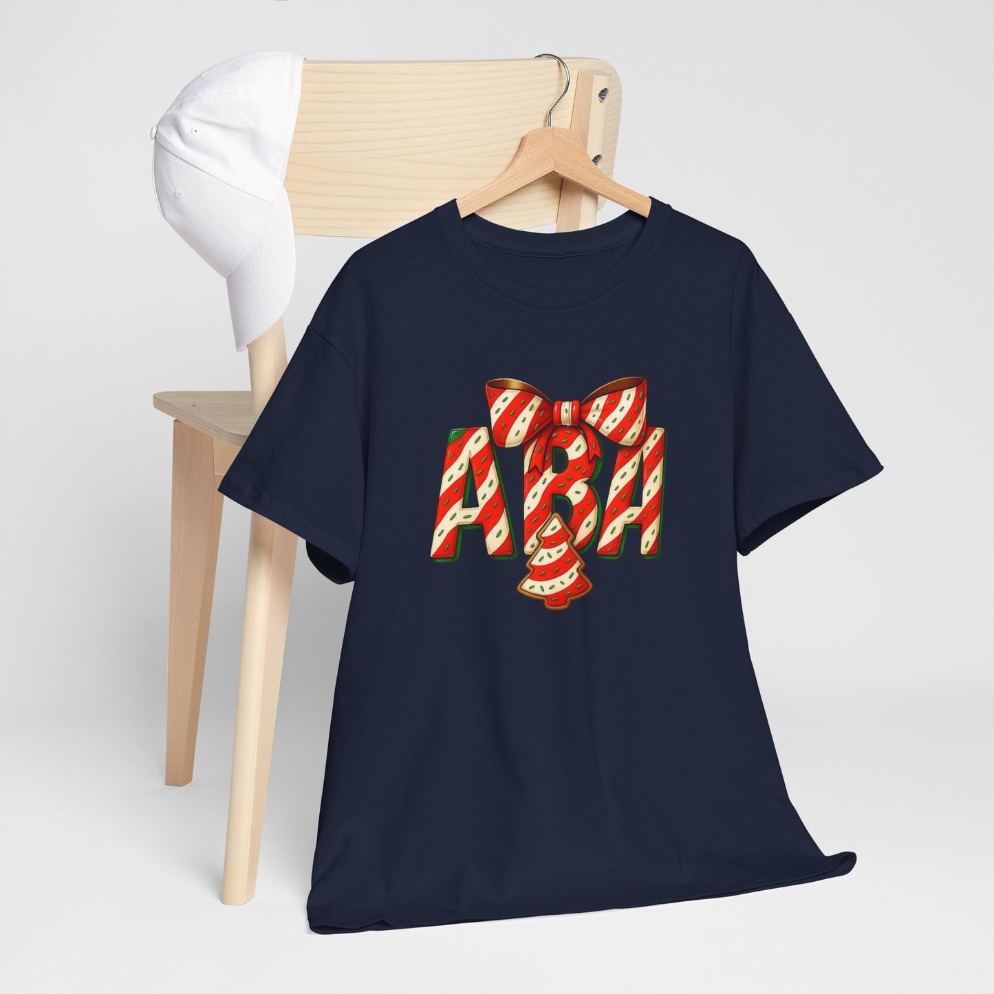 ABA Lil Debbie Christmas Tree Cake Tee — ABA Holiday Dessert Graphic T-Shirt