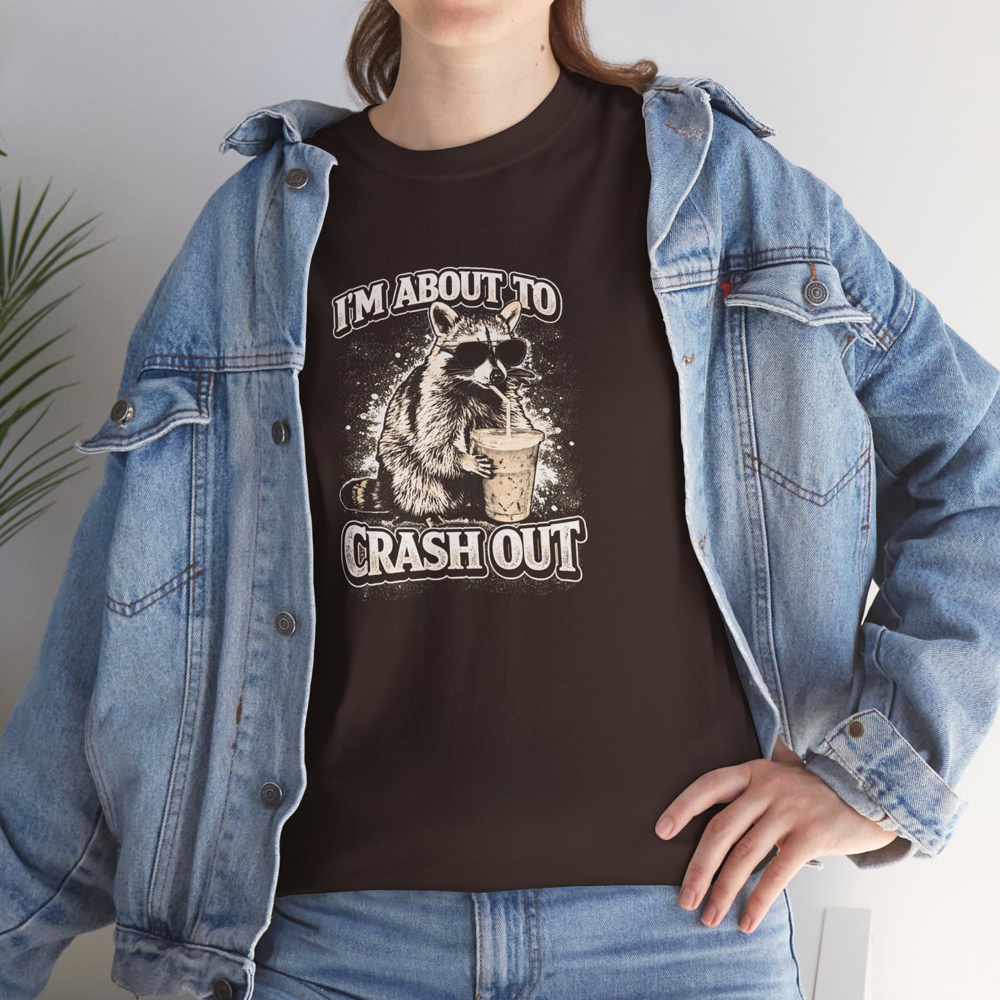 I’m About to Crash Out Skull Tee – Vintage Biker Rock Graphic T-Shirt