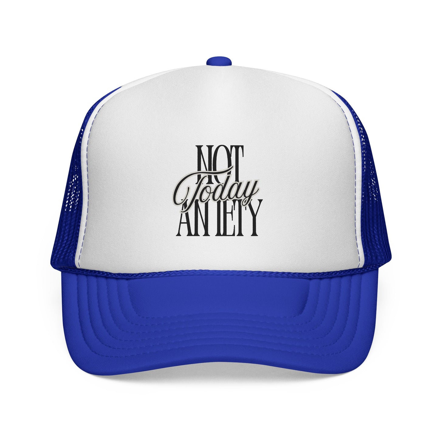 Not Today Anxiety Trucker Cap — Funny Anti-Anxiety Mesh Hat for Stress Relief