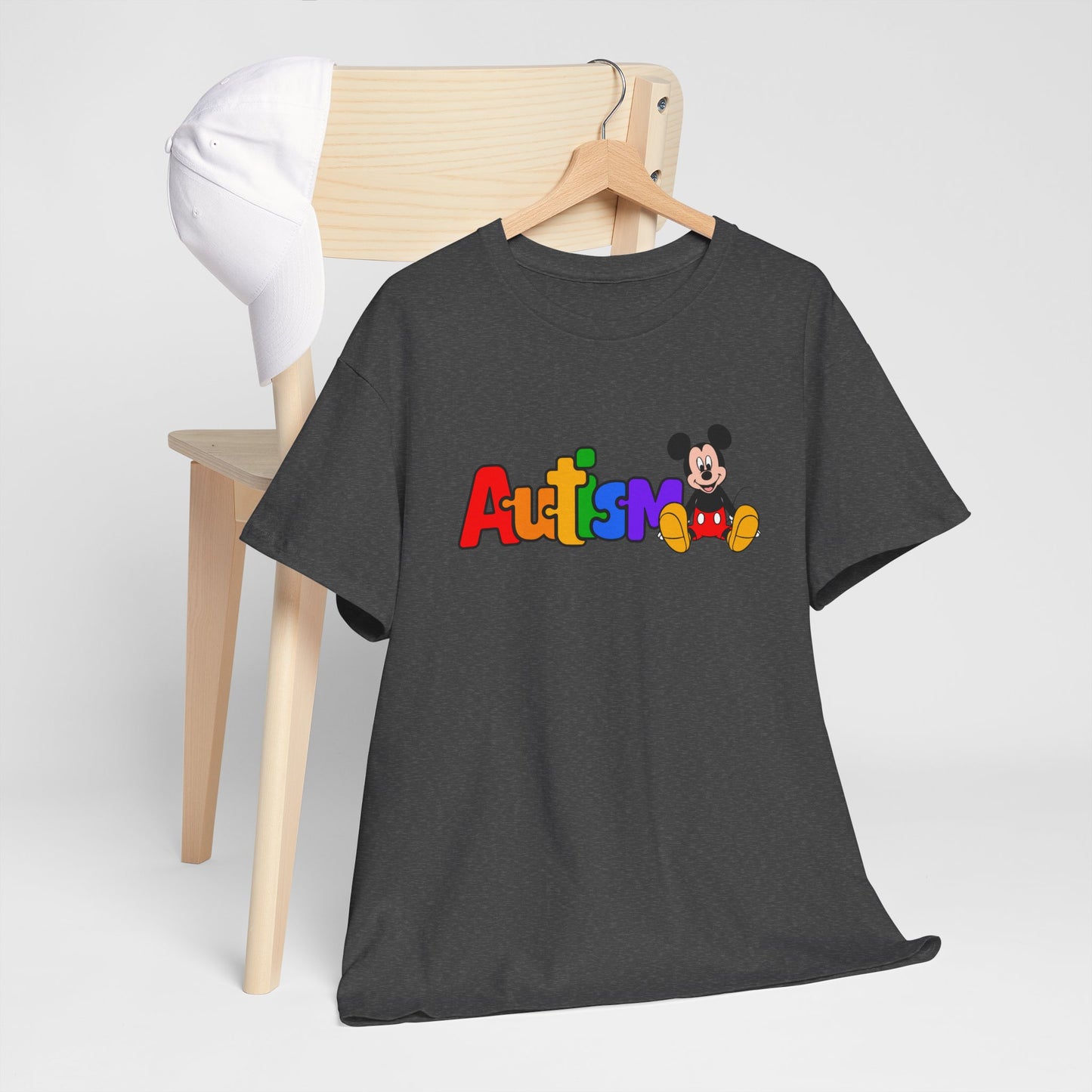 Autism Awareness Kids Tee — Colorful Puzzle Letters Design
