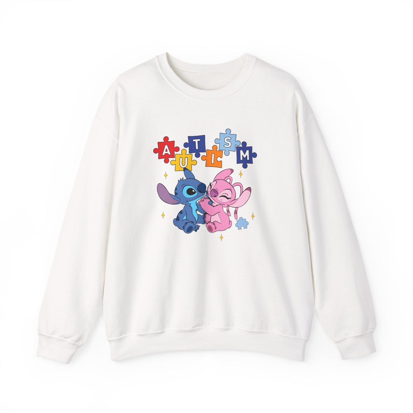 Autism Puzzle Stitch Crewneck Sweatshirt