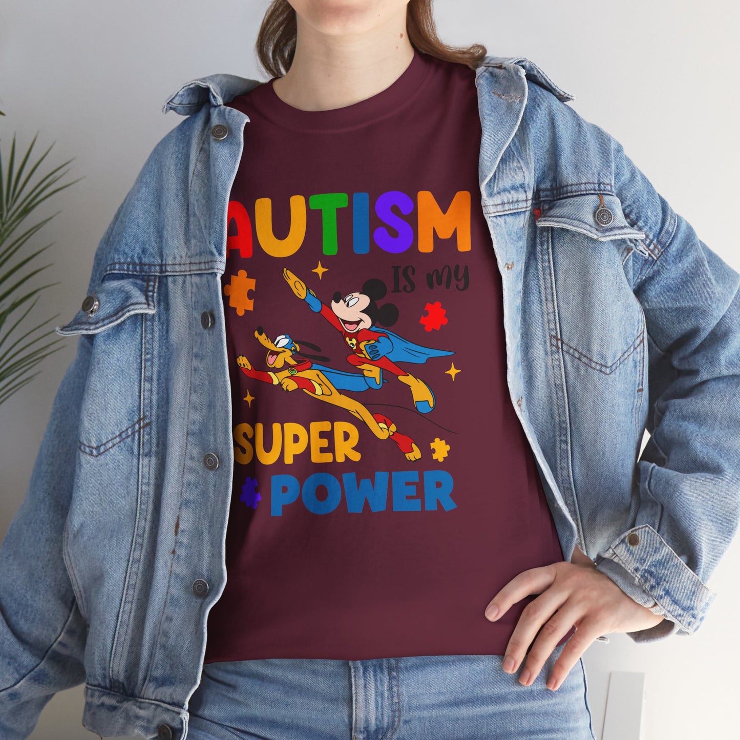 Autism Is My Superpower Tee — Colorful Autism Awareness Kids Shirt