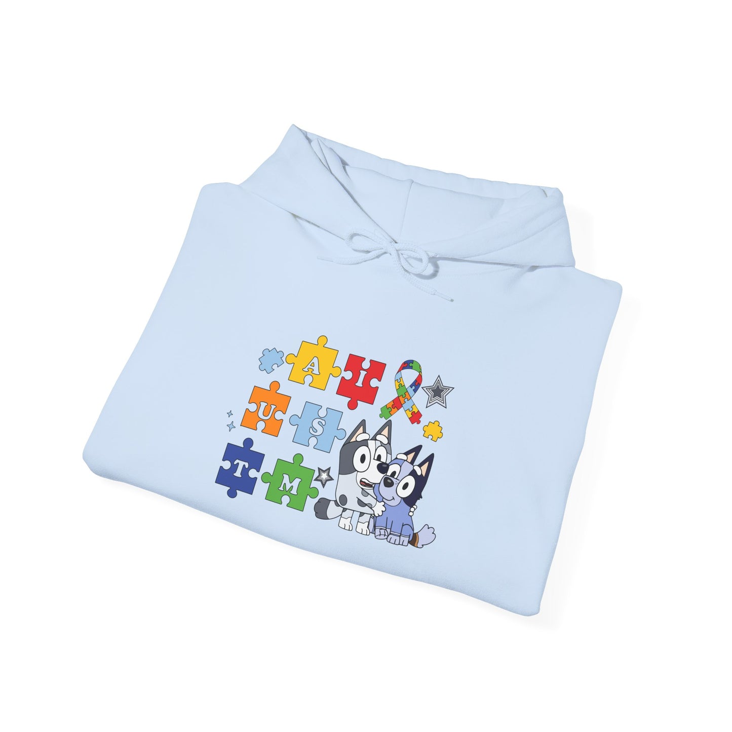Autism Awareness Puzzle Paw Hoodie