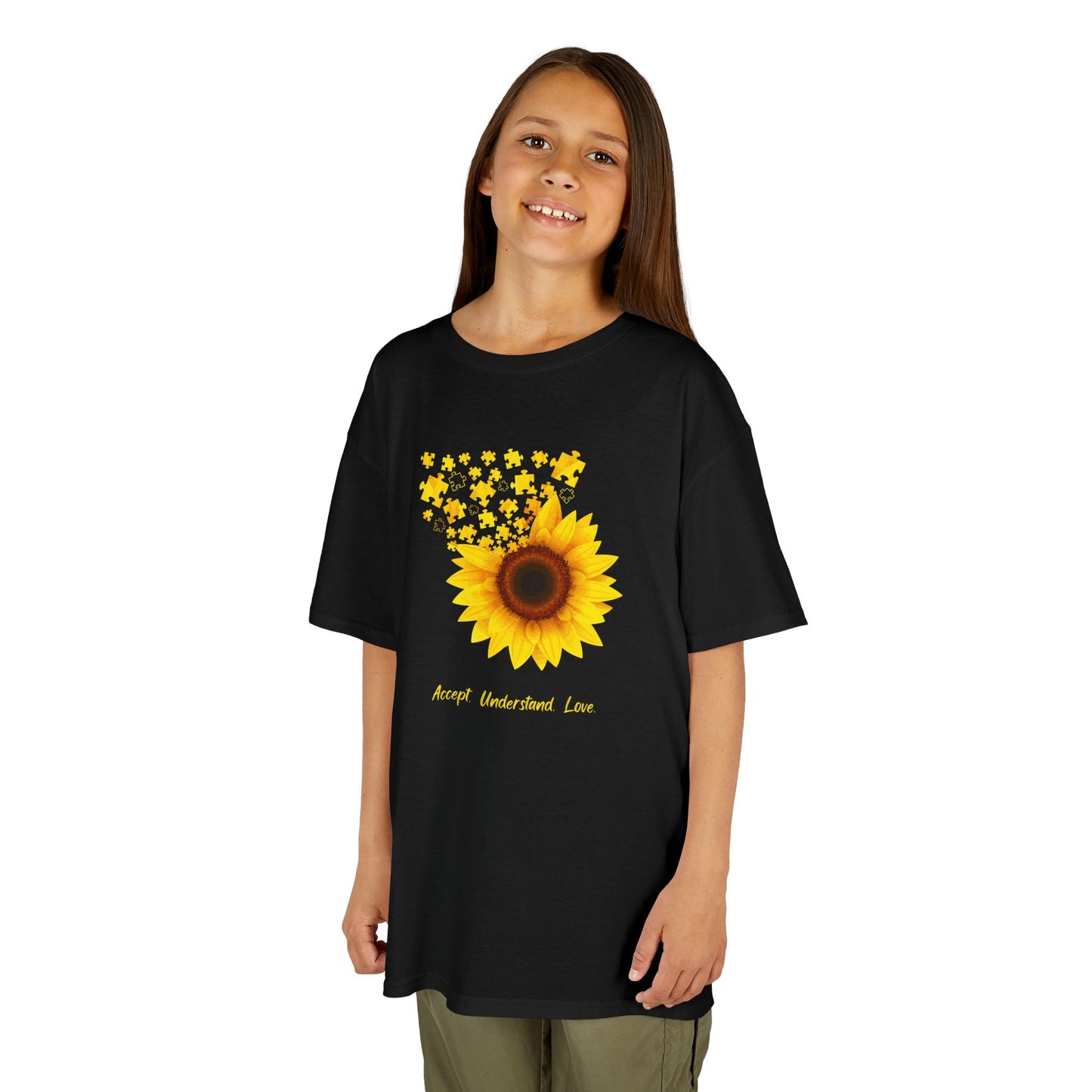Sunflower Kids Tee - Bright & Cheerful Cotton T-Shirt