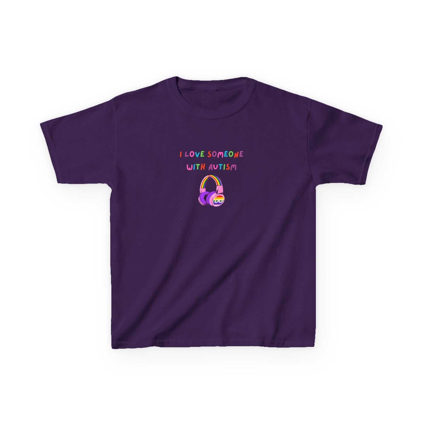 Autism Awareness Kids Tee - I Love Someone with Autism
