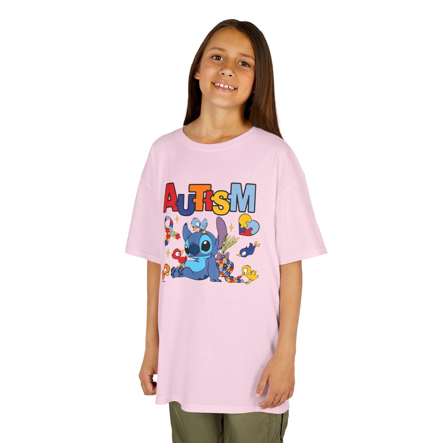 Kids Tee — Cute Autism Awareness Design with Puzzle Pieces