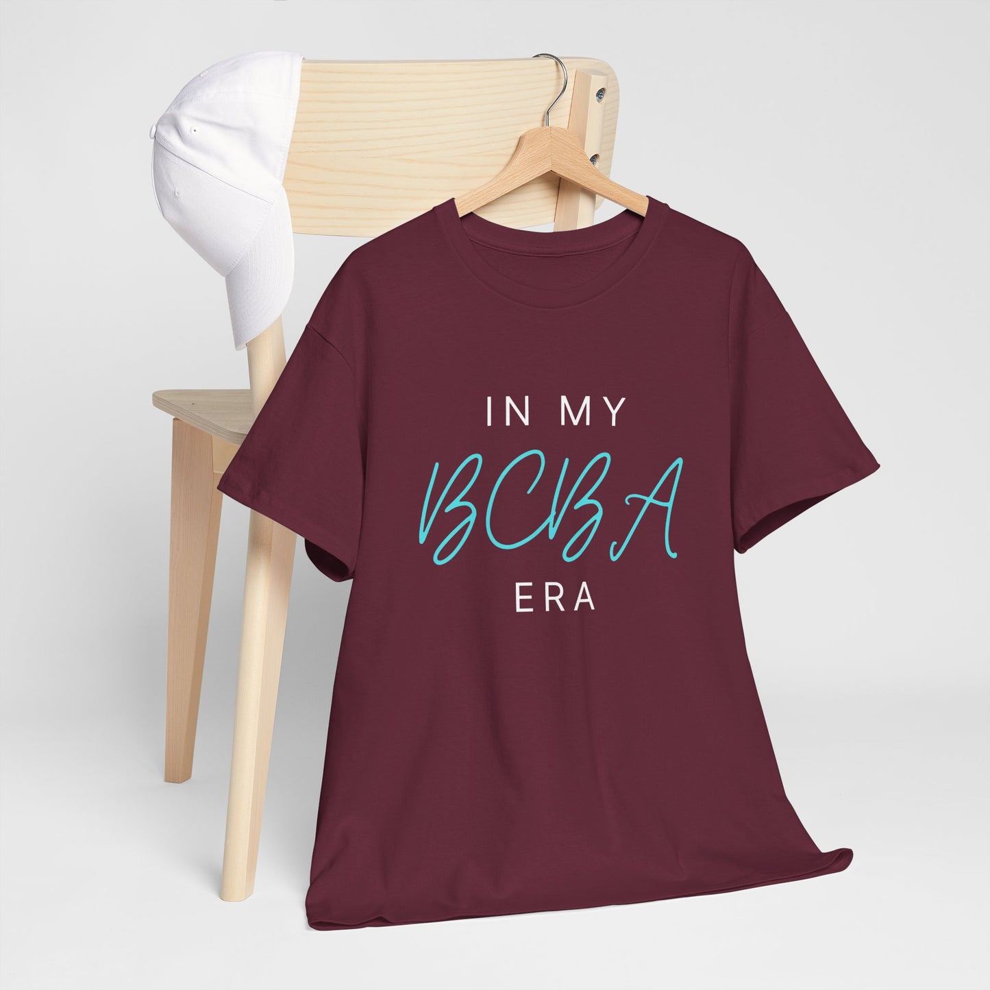 "In My BCBA Era" Unisex Heavy Cotton Tee - Comfortable & Stylish Tee for Behavioral Analysts