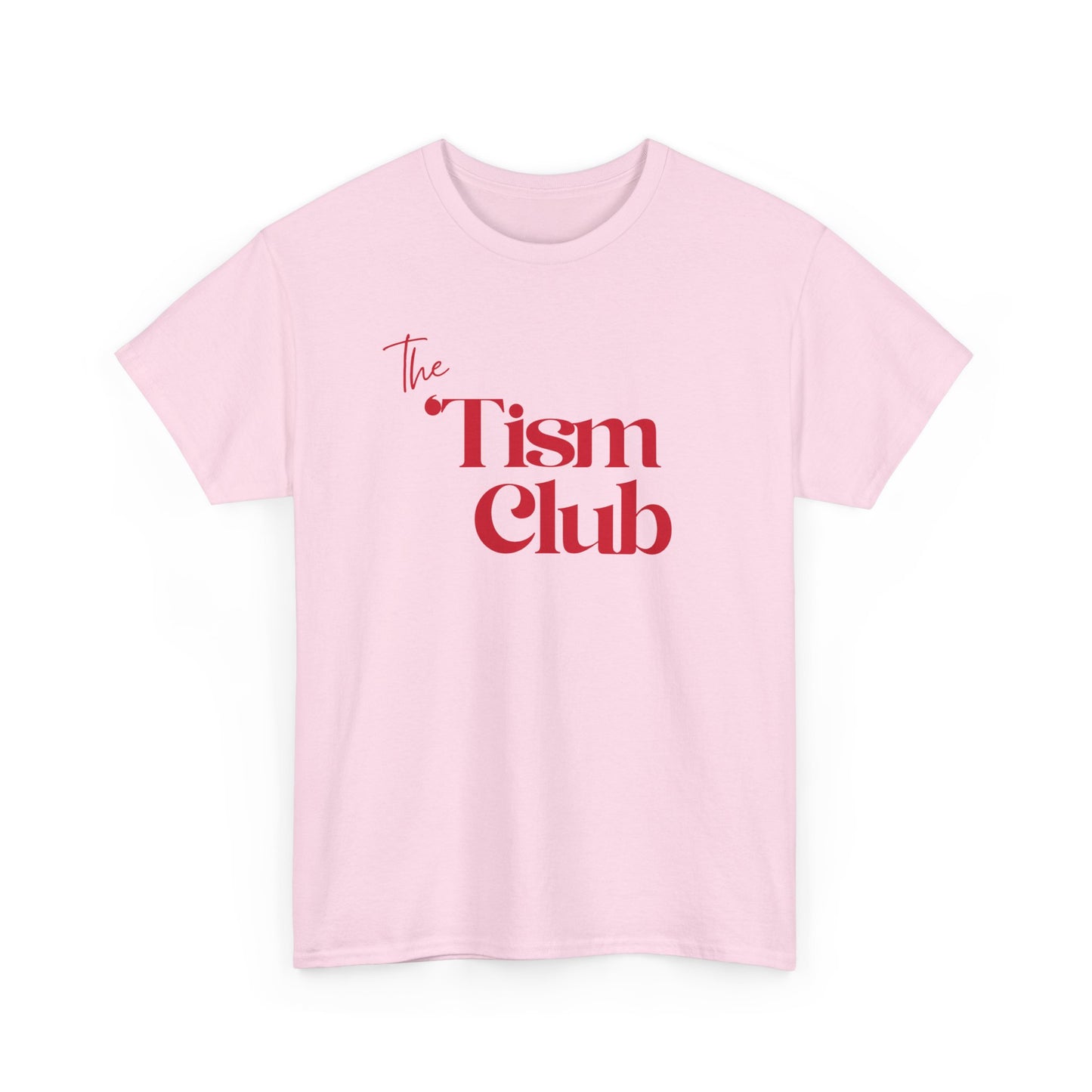 T-Shirt — "The Tism Club" Retro Script Tee