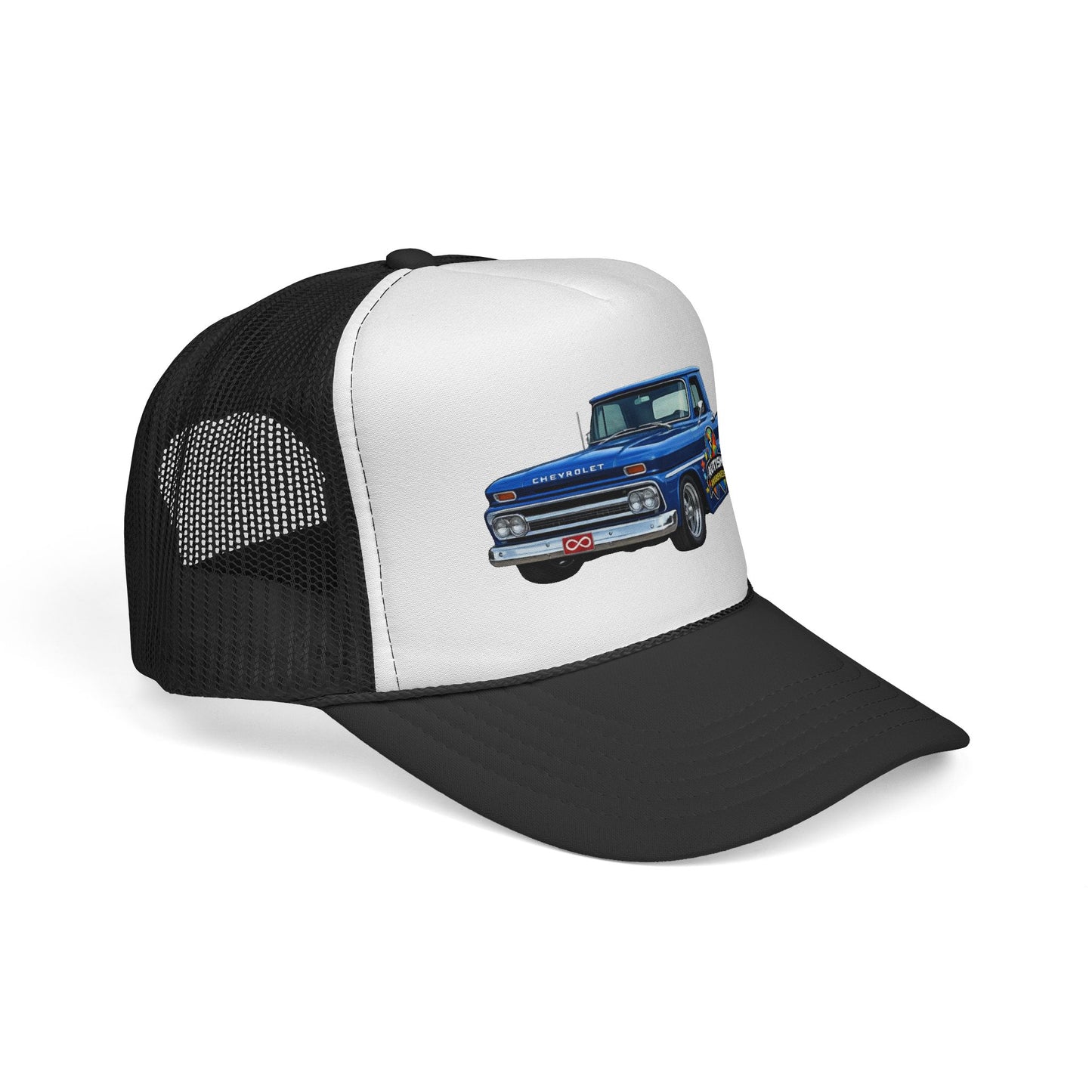 Tim’s Truck- Vintage Blue Pickup Trucker Cap — Classic Retro Truck Mesh Hat