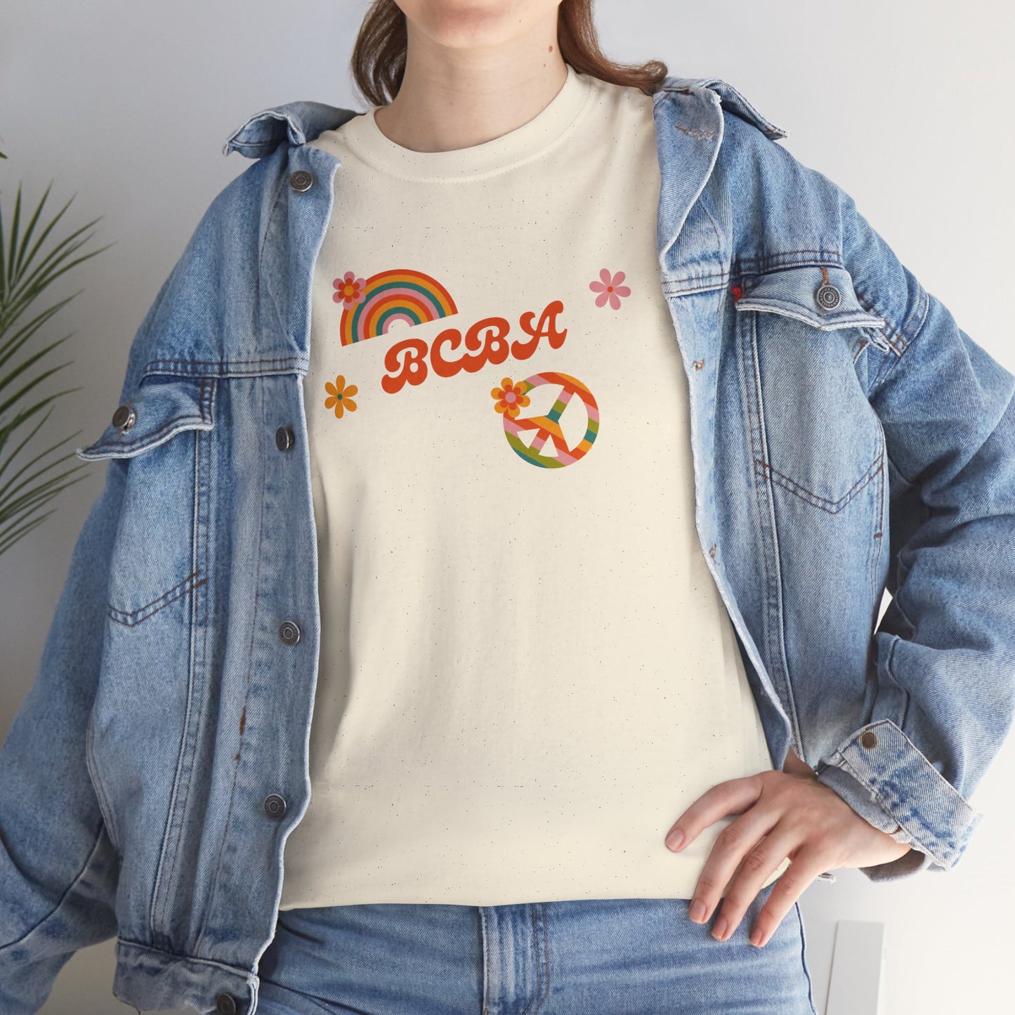 Retro Rainbow Peace Tee, Unisex Cotton T-Shirt, Vintage Graphic Shirt, Festival Wear, Summer Fashion, Gift for Friends