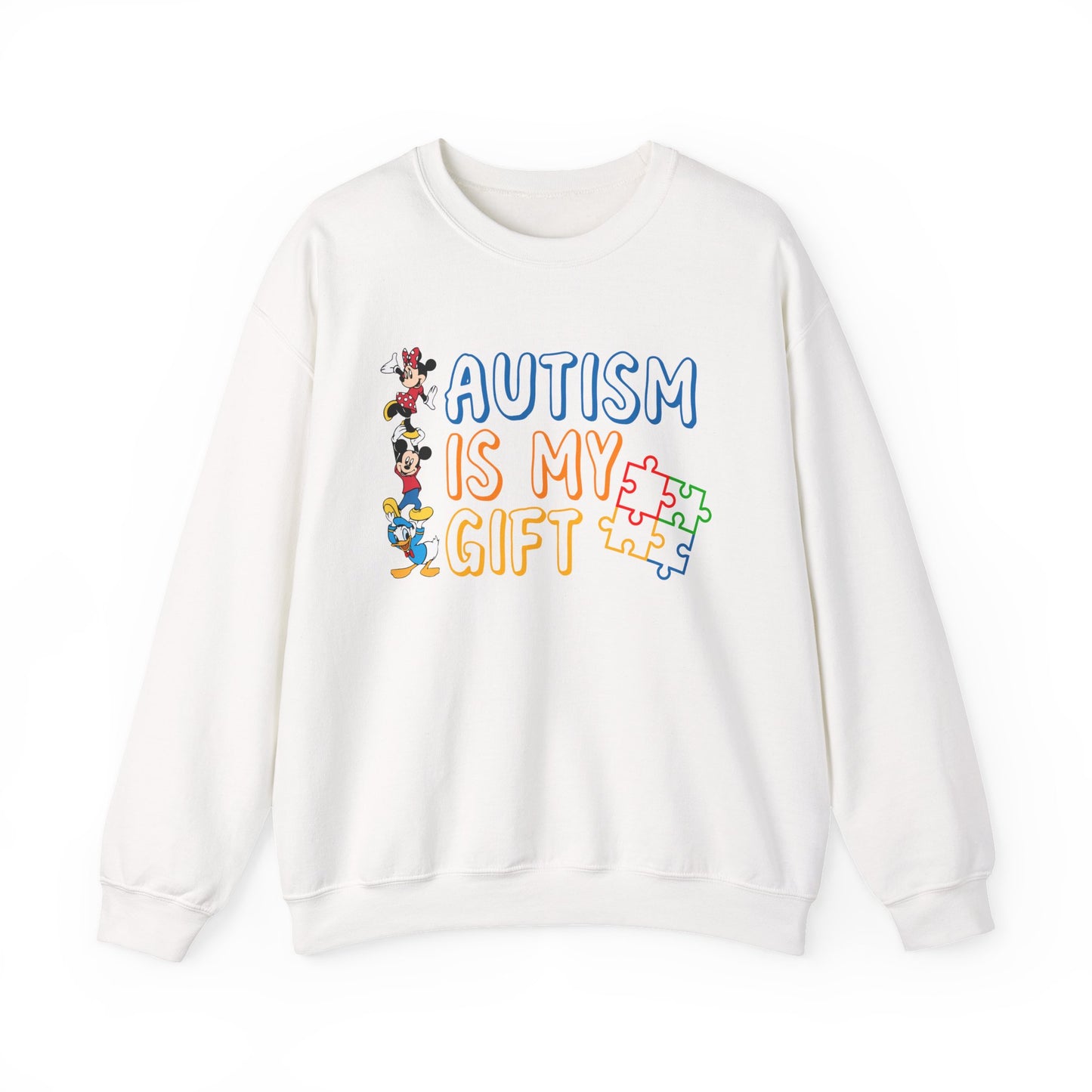 Autism Is My Gift Crewneck Sweatshirt