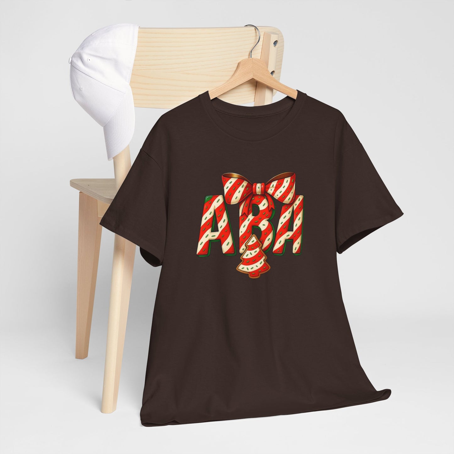 ABA Lil Debbie Christmas Tree Cake Tee — ABA Holiday Dessert Graphic T-Shirt