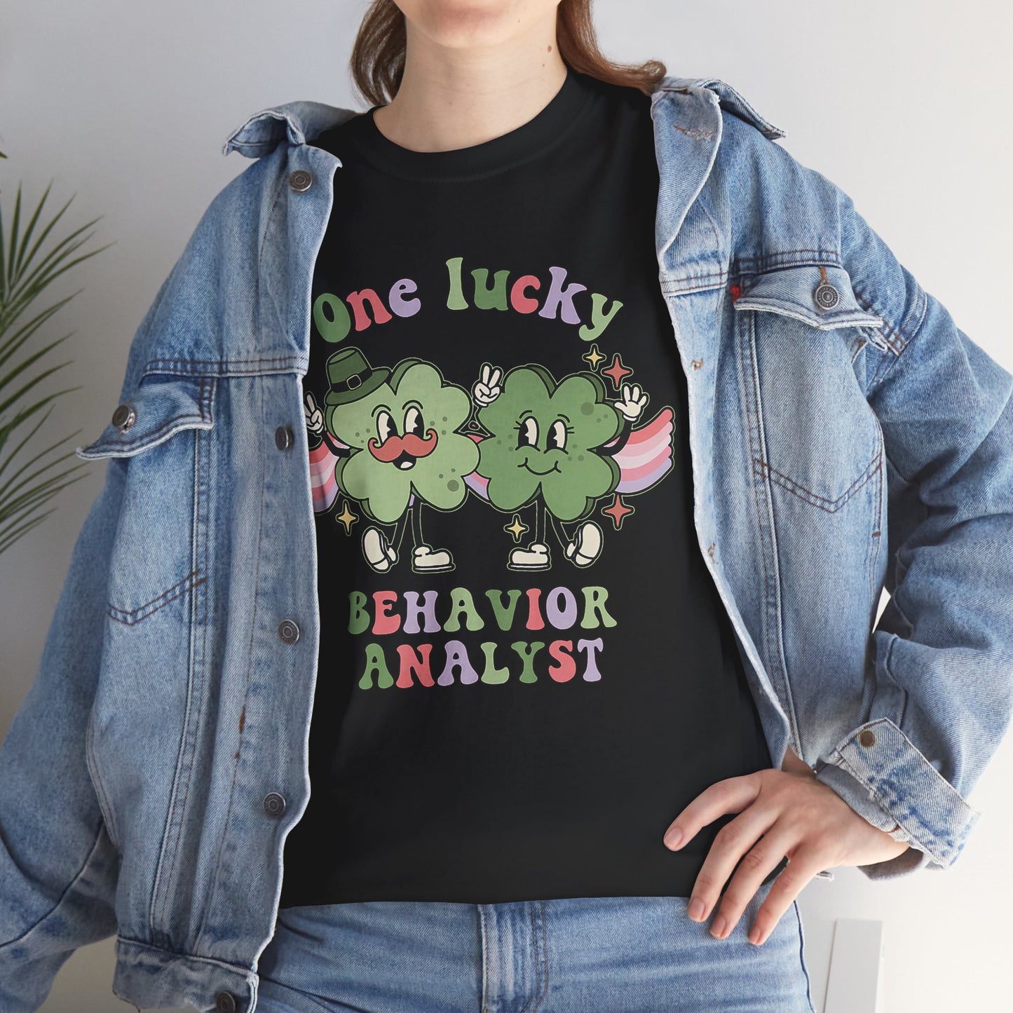 One Lucky Behavior Analyst T-Shirt — St. Patrick’s Day Shamrock ABA Shirt