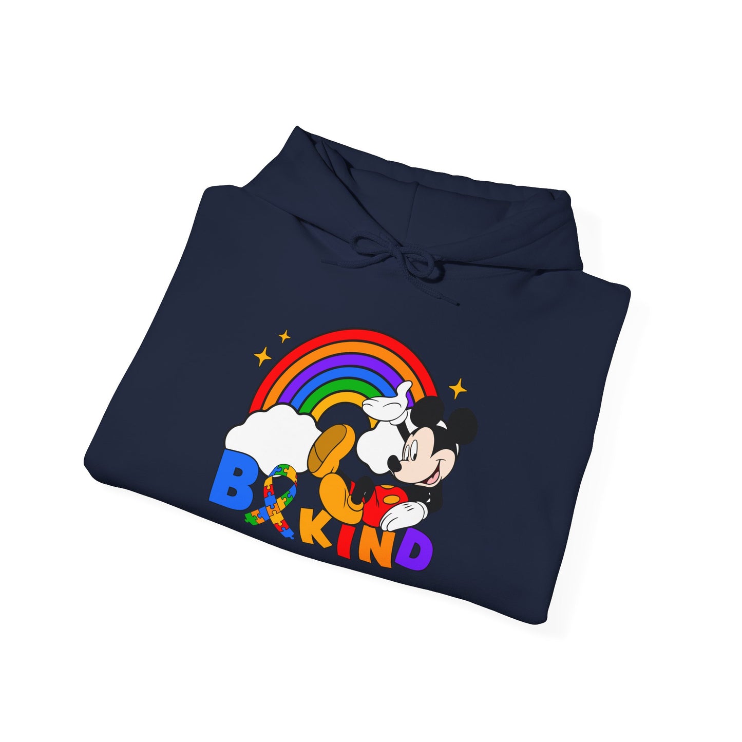 Hoodie — Be Kind Rainbow Mickey Graphic Pullover