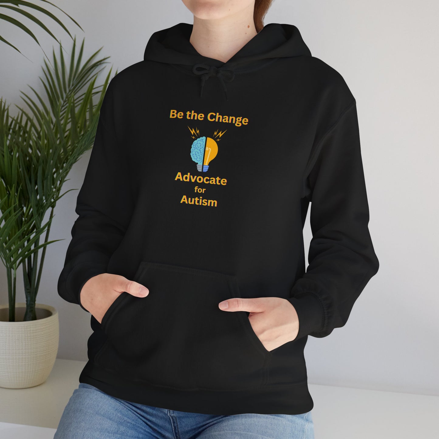 Autism Advocate Hoodie — "Be the Change" Support Awareness Sweatshirt