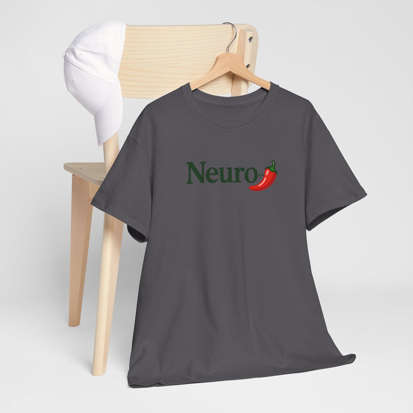Neuro Chili Unisex Heavy Cotton Tee - Fun & Unique T-Shirt for Casual Wear