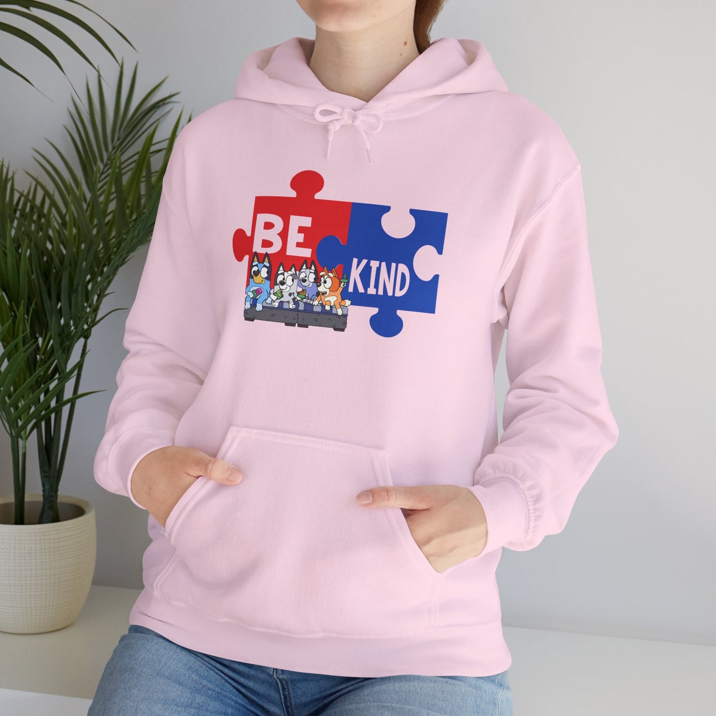 Be Kind Puzzle Hoodie – Autism Awareness Community Sweatshirt