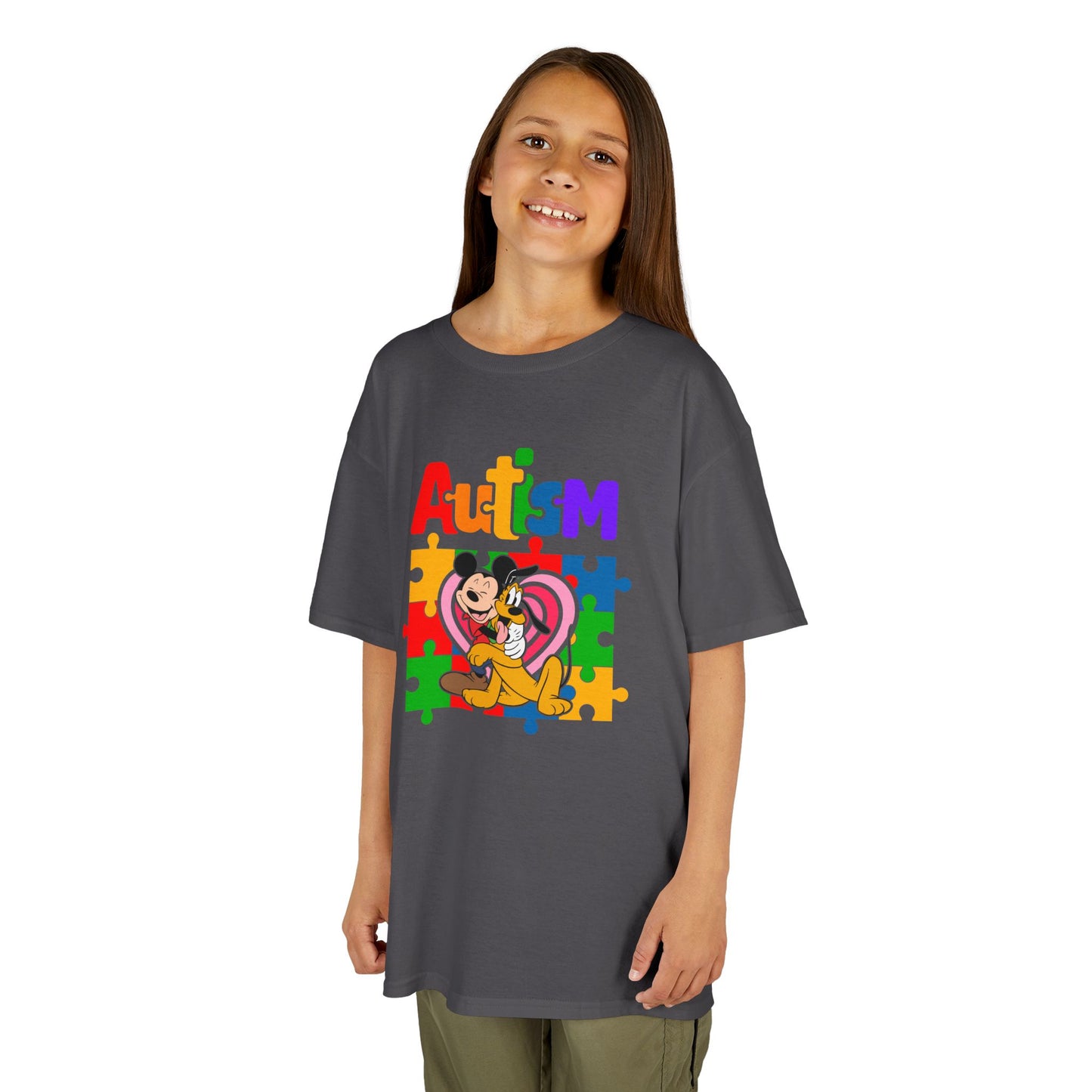 Kids Autism Awareness Puzzle Heart T-Shirt
