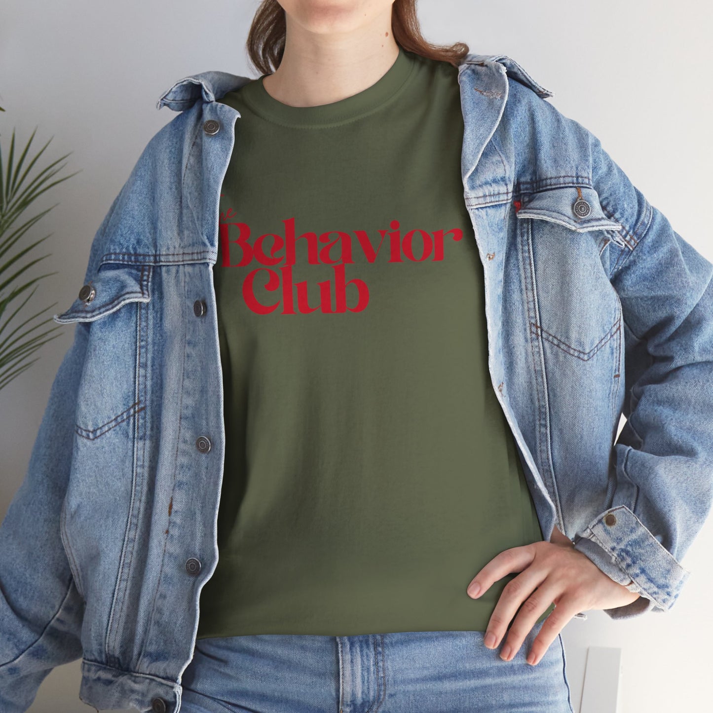 The Behavior Club Unisex Heavy Cotton Tee