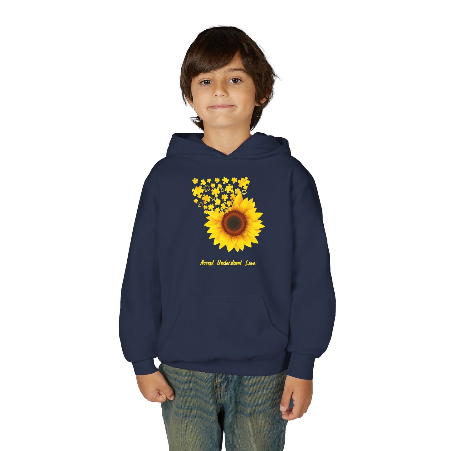 Sunflower Love Youth Heavy Blend Hoodie