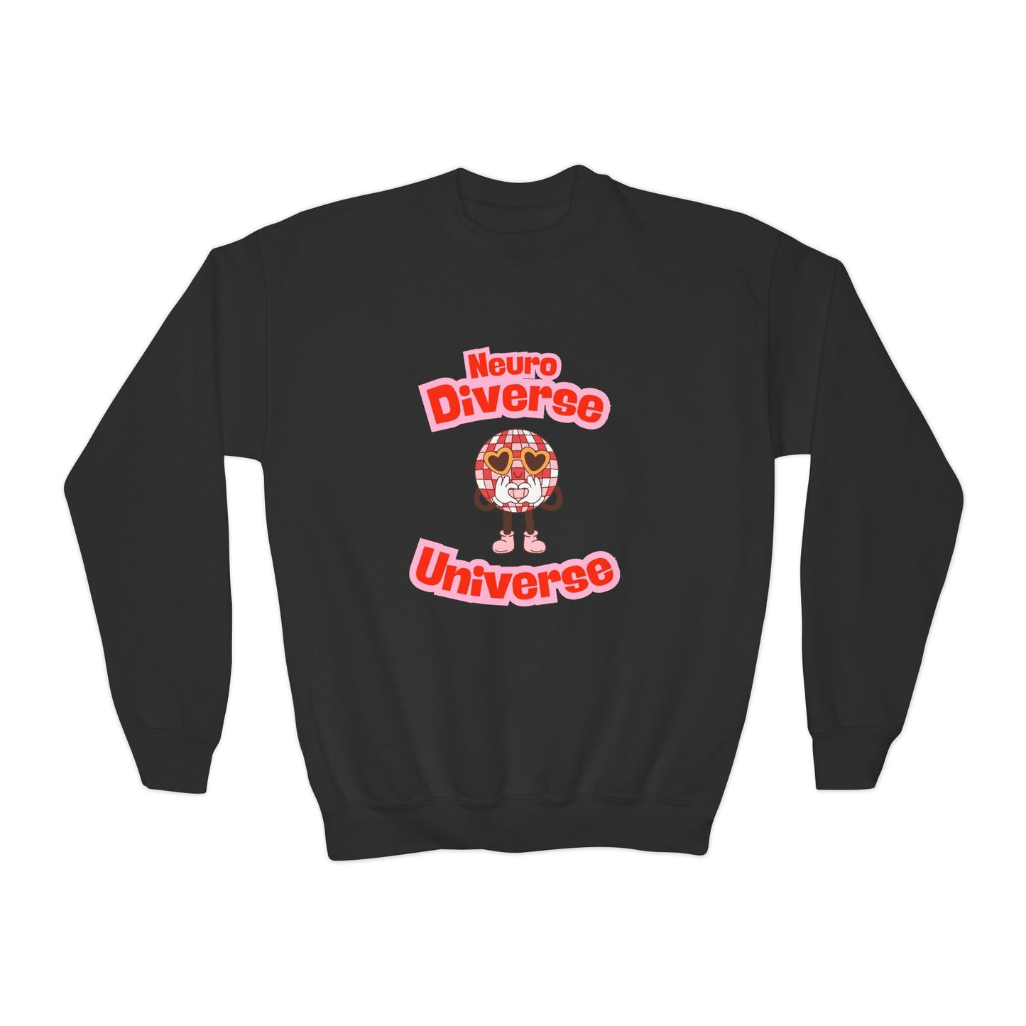 Neuro Diverse Universe Youth Crewneck Sweatshirt