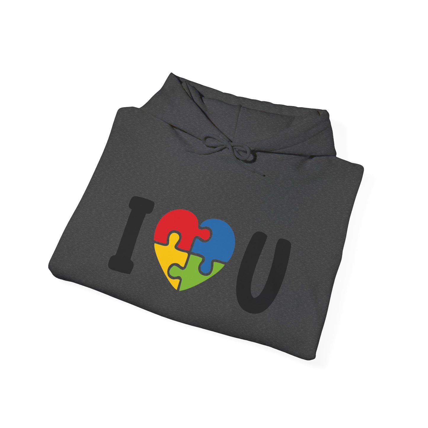 I Love You Puzzle Hoodie