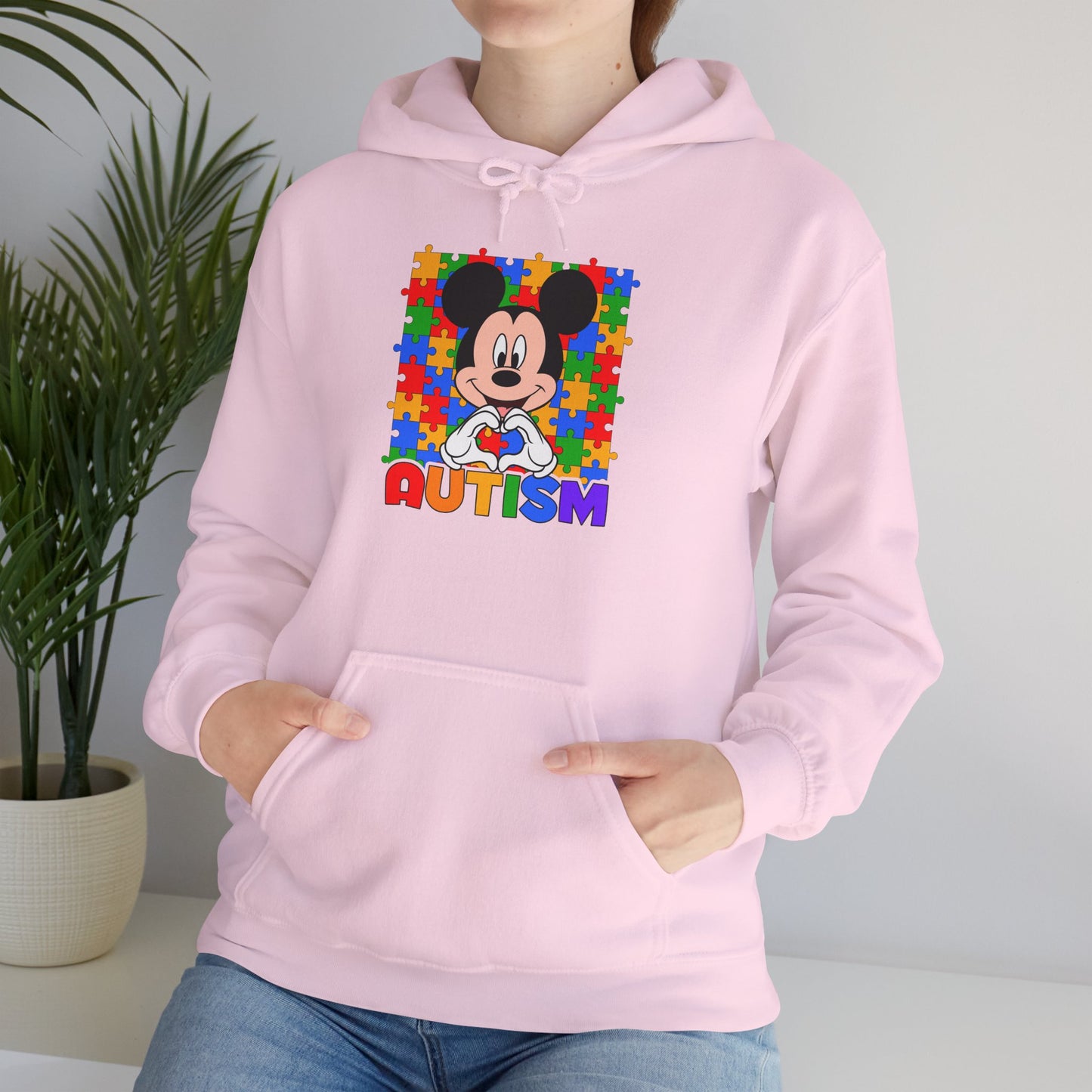 Autism Puzzle Heart Hoodie — Colorful Awareness Pullover
