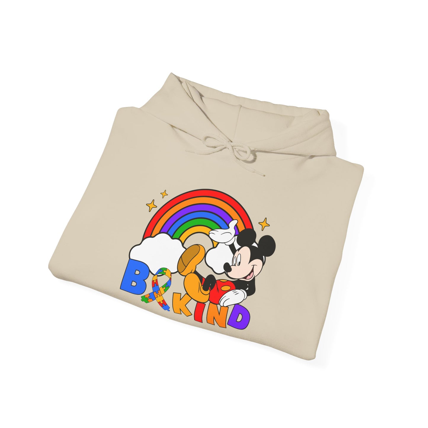 Hoodie — Be Kind Rainbow Mickey Graphic Pullover