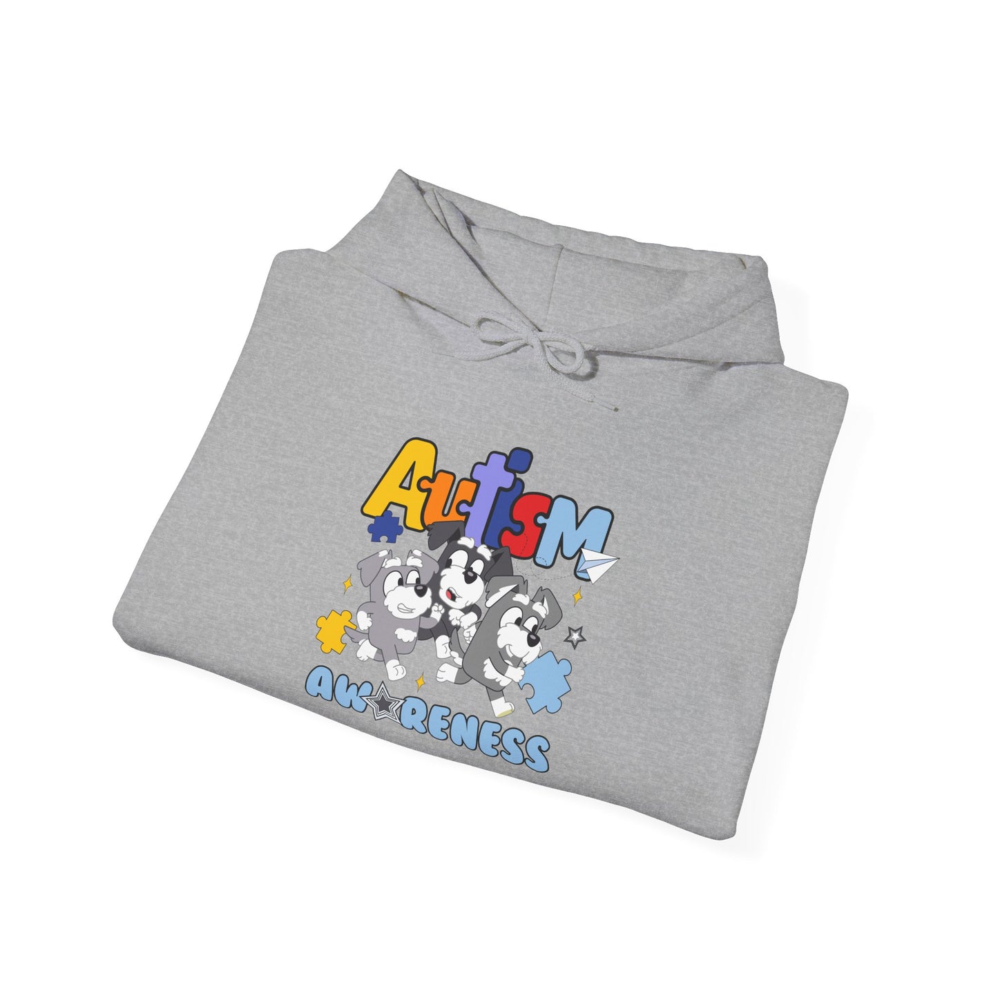 Autism Awareness Hoodie — Puzzle Heart Design